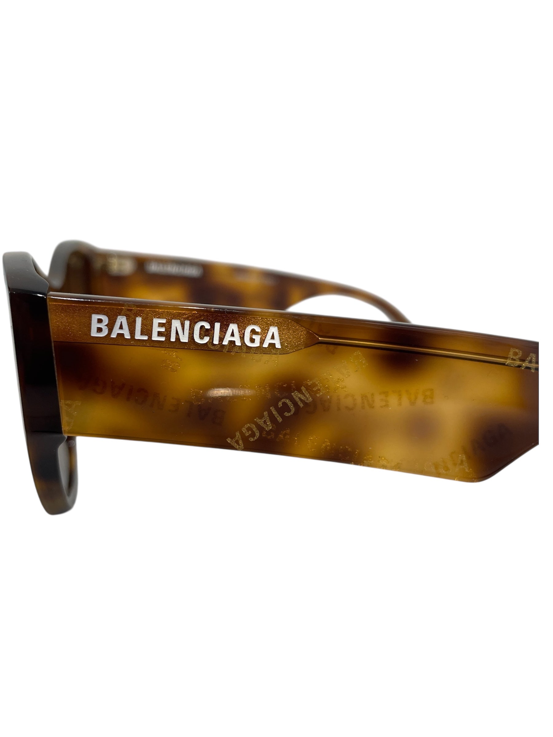 BALENCIAGA/Sunglasses/All Over Print/Plastic/BRW/Cat Eye view 3