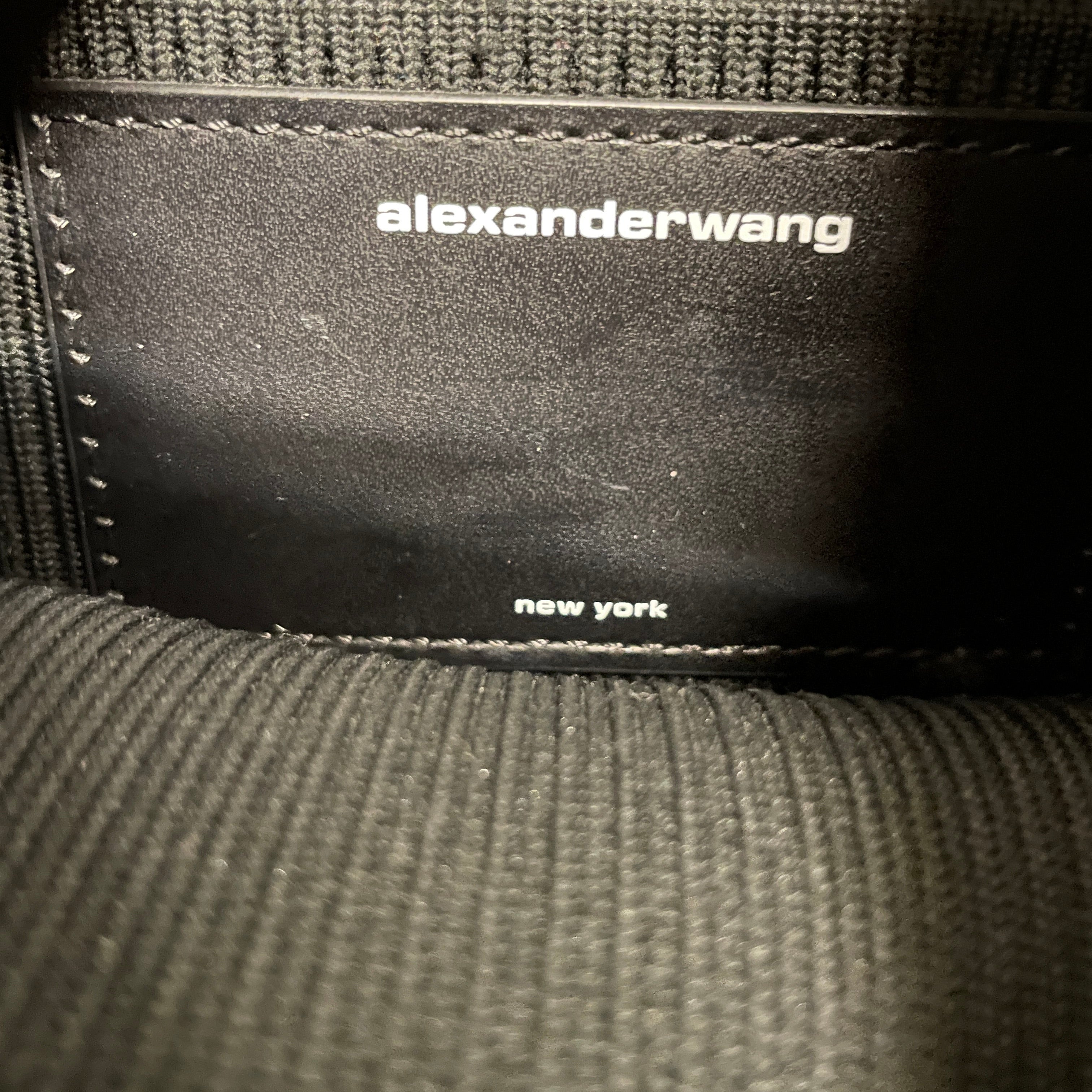 Alexander Wang/Bag/Cotton/BLK/adjustable closure view 4