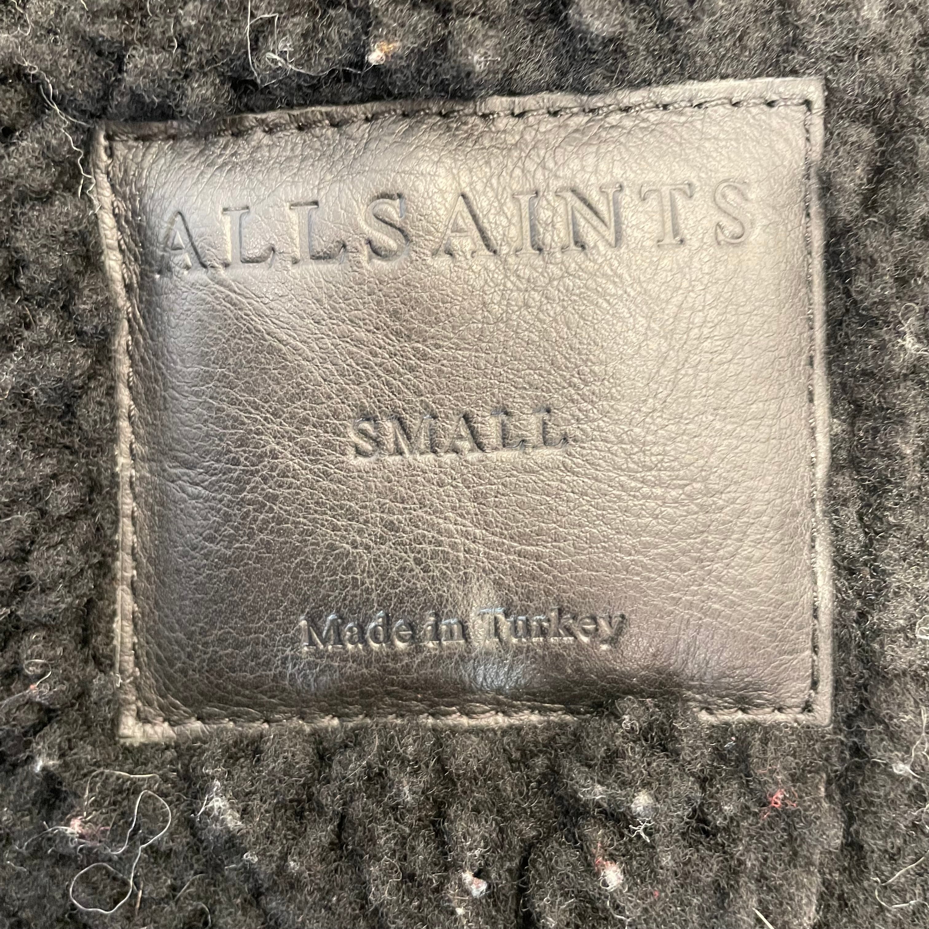 ALLSAINTS/Jacket/S/Sheepskin/BLK/ view 3