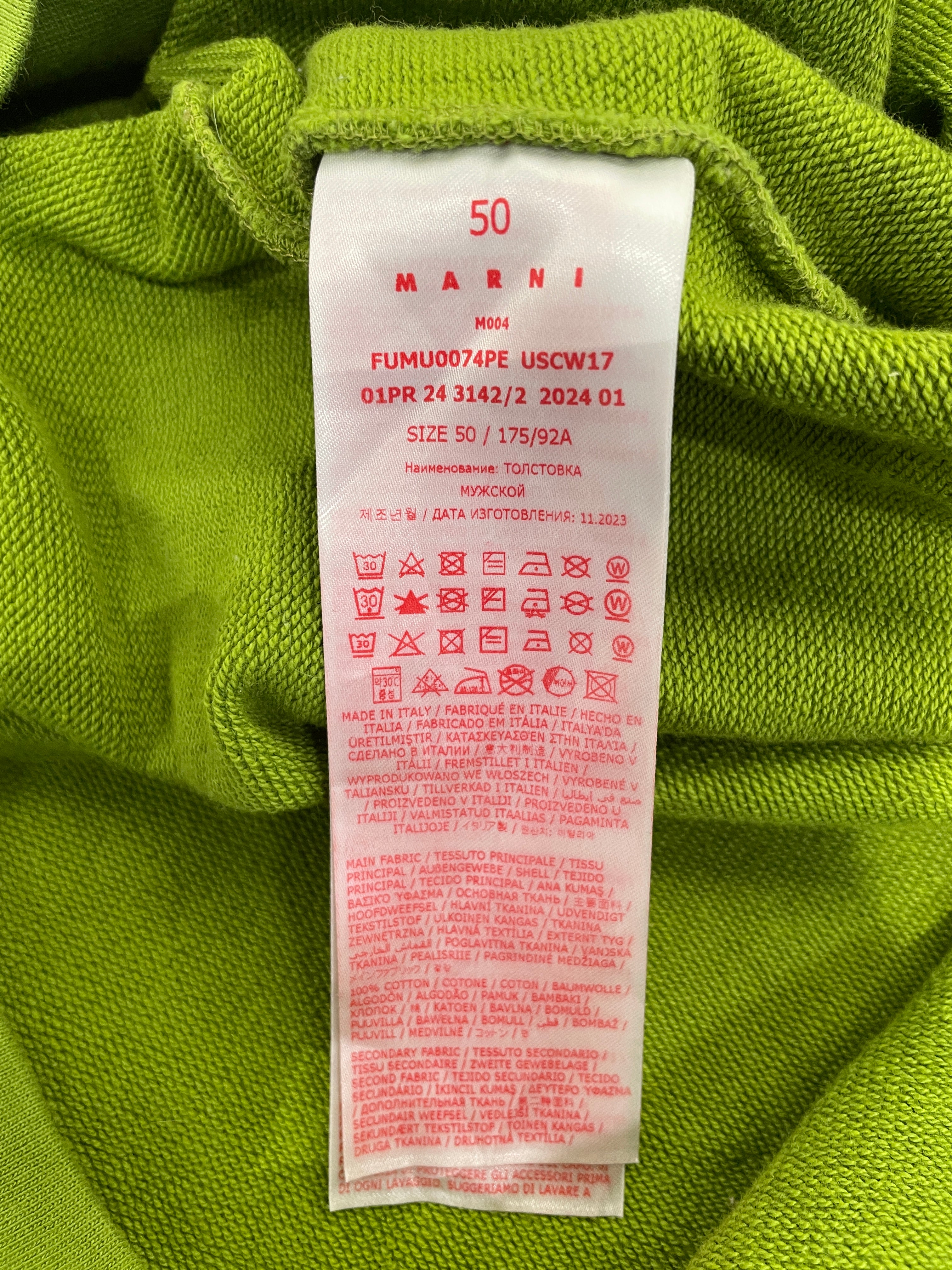 MARNI/Sweatshirt/50/Graphic/Cotton/GRN/ view 4