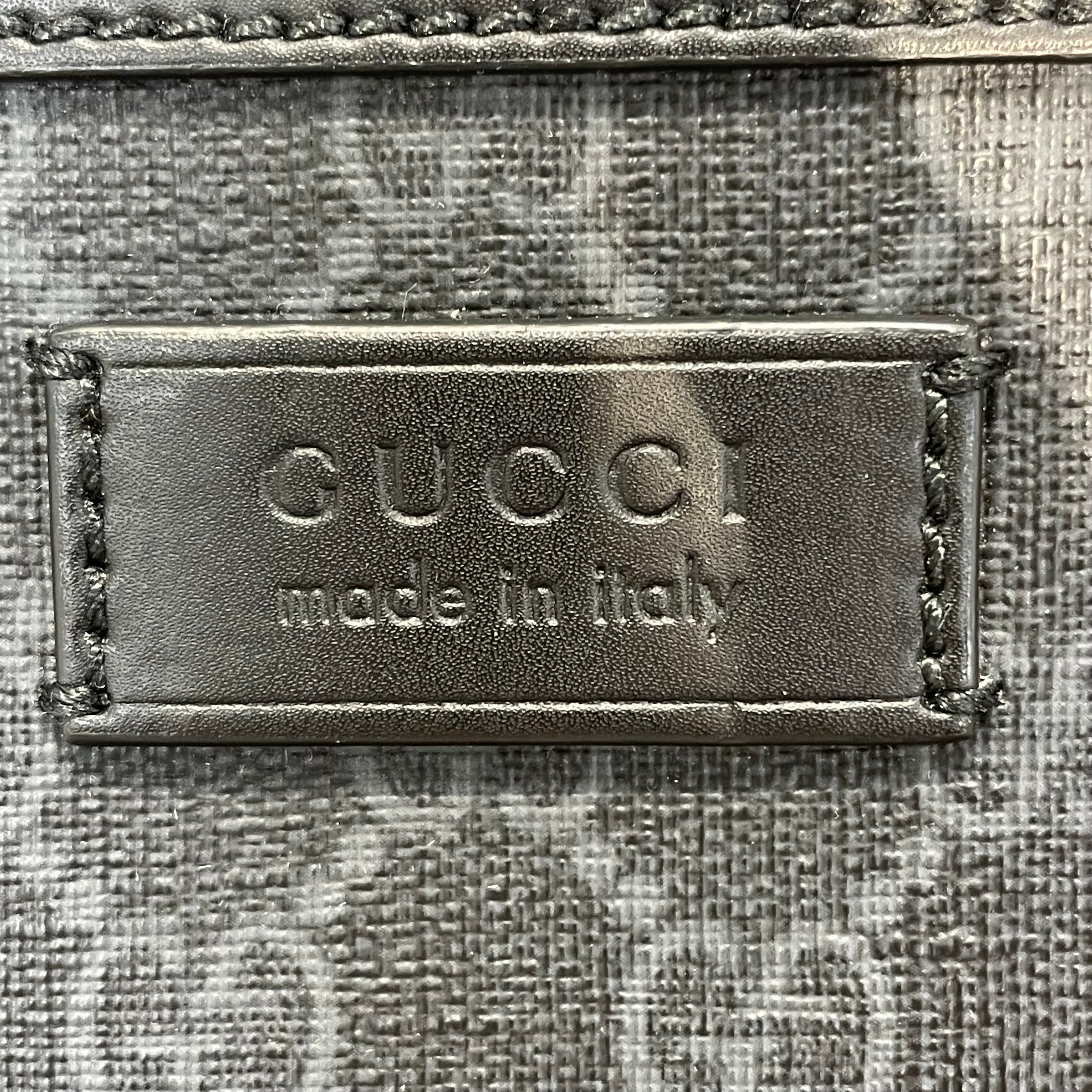 GUCCI/Cross Body Bag/Monogram/Leather/BLK/GG SUPREME CROSSBODY view 5