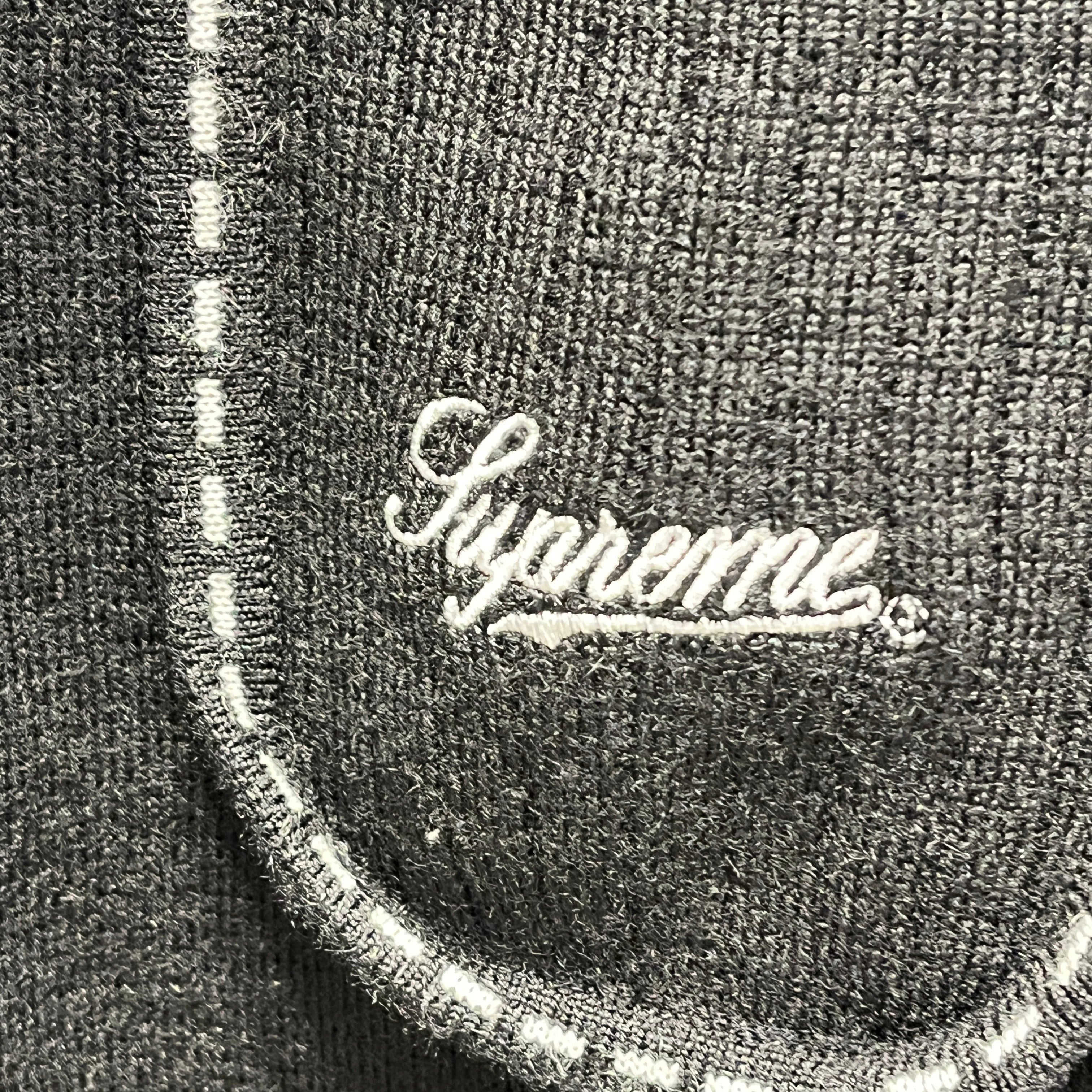 Supreme/LS Shirt/M/Cotton/BLK/contrast stitching view 4