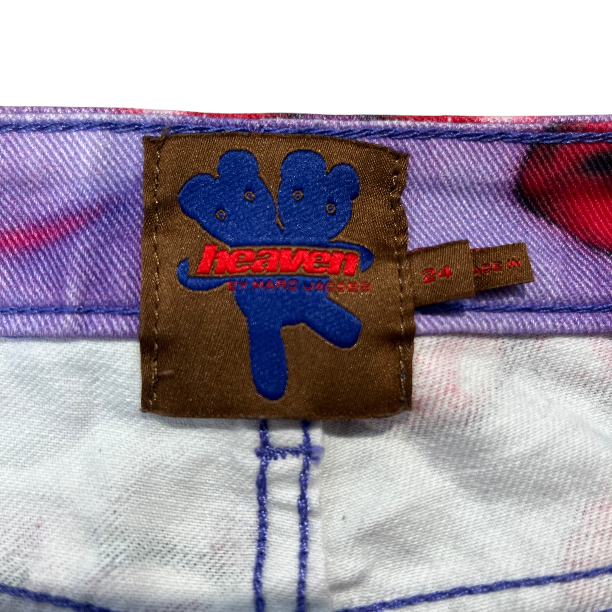 Heaven By Marc Jacobs/Straight Pants/24/All Over Print/Denim/PPL/Lips All Over view 4