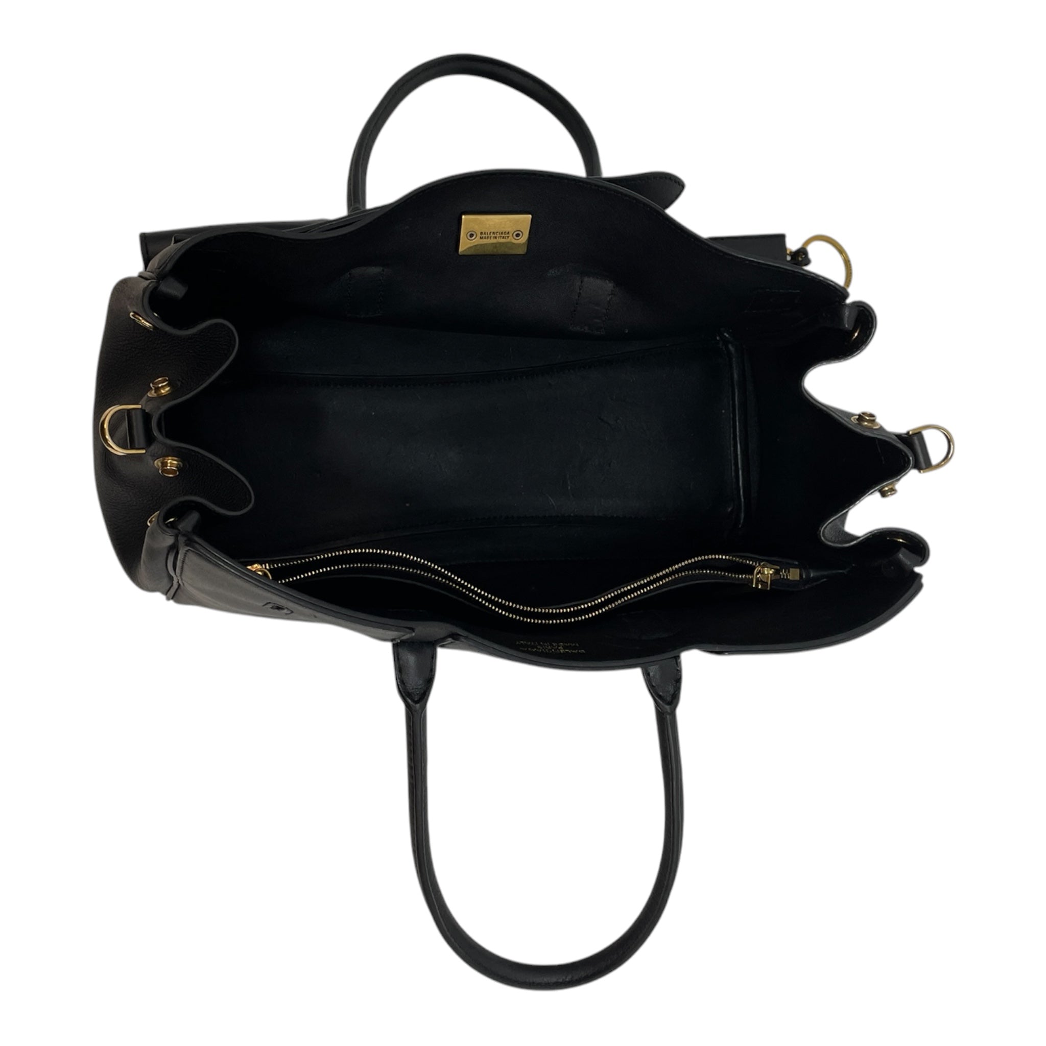 BALENCIAGA/Bag/Leather/BLK/BEL AIR SMALL BLACK view 7