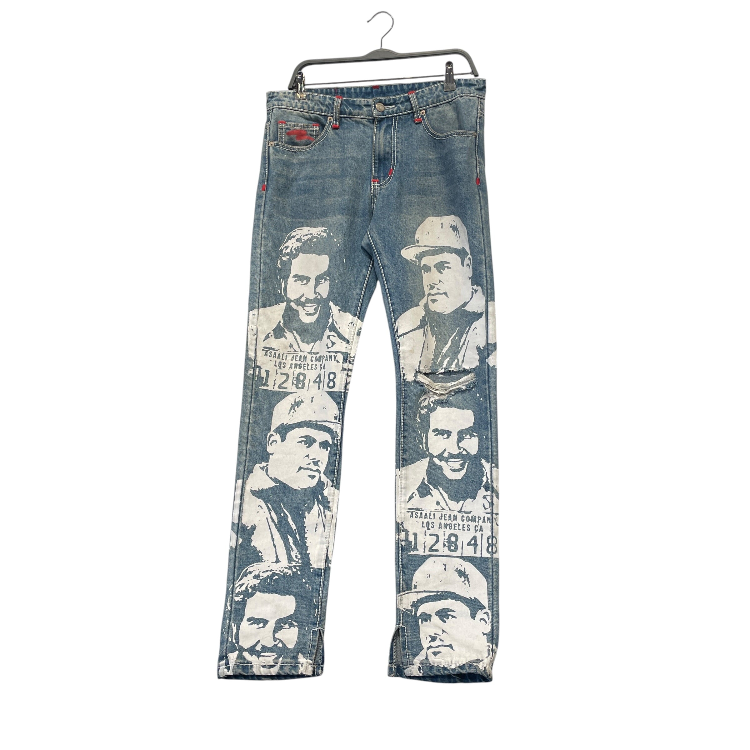 ASAALI/Straight Pants/28/Denim/BLU/ view 1