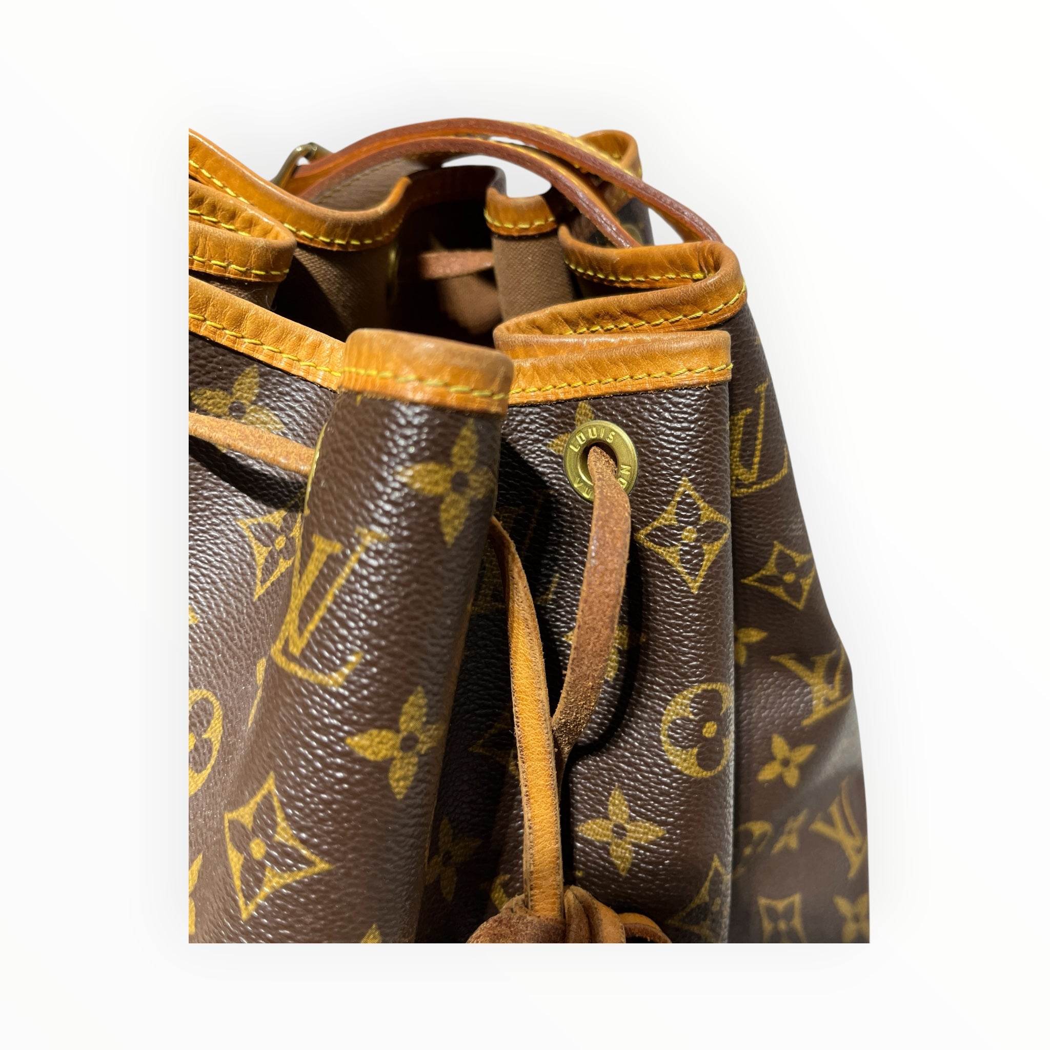 LOUIS VUITTON/Bag/Monogram/Leather/BRW/noe vintage view 3
