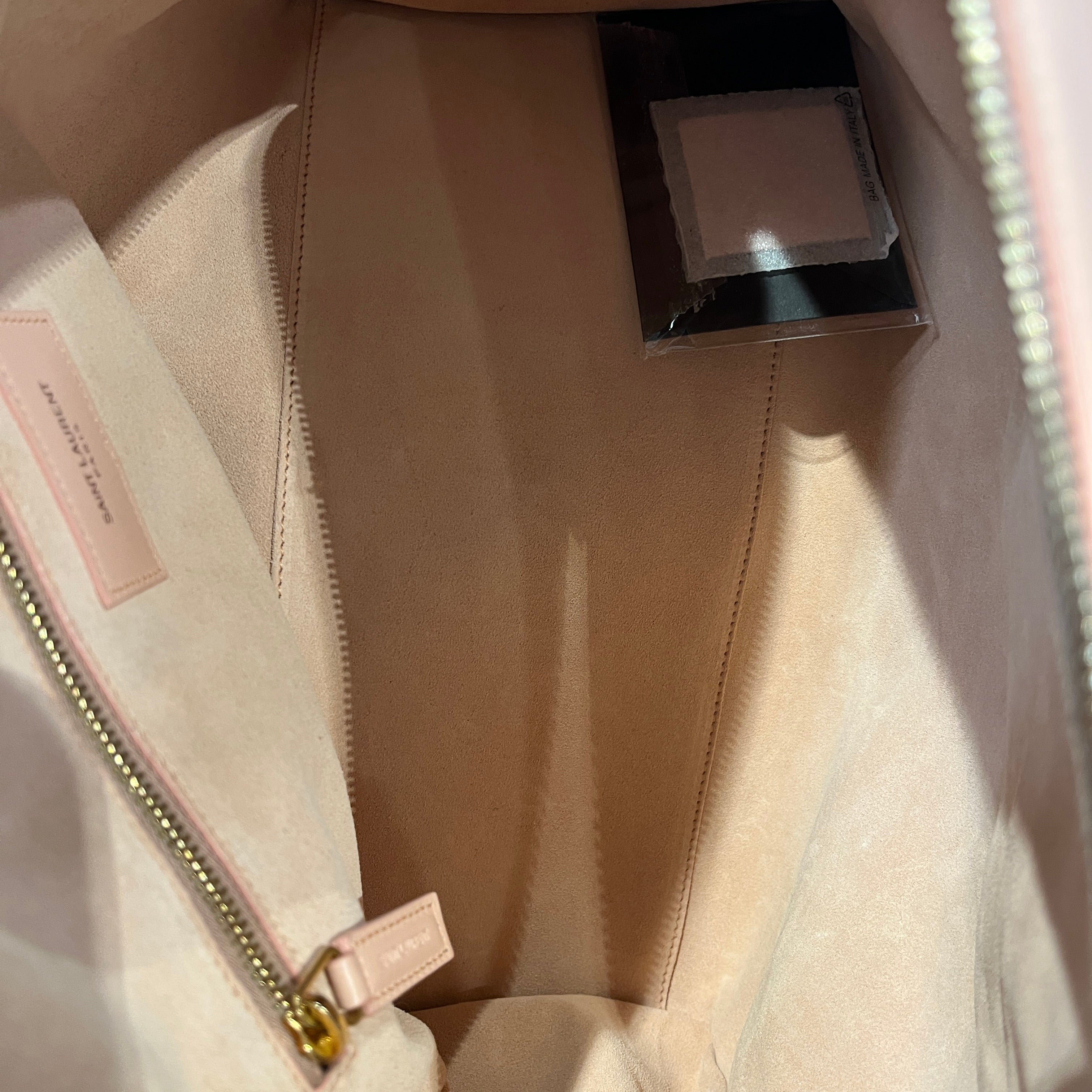 YVES SAINT LAURENT/Boston Bag/OS/Leather/PNK/YSL PINK BABY DUFFLE view 5