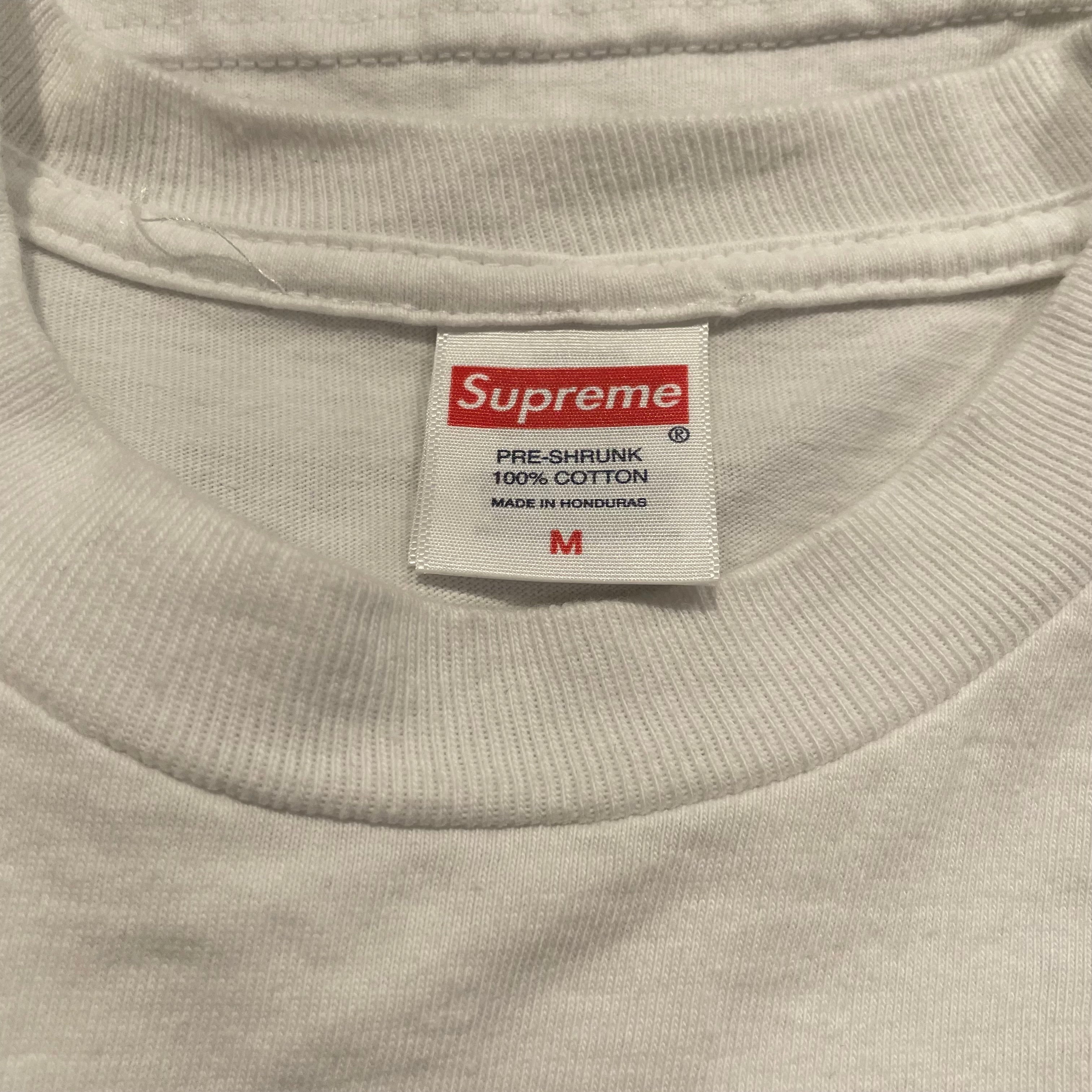 Supreme/LS T-Shirt/M/Cotton/WHT/WOMBAT view 6