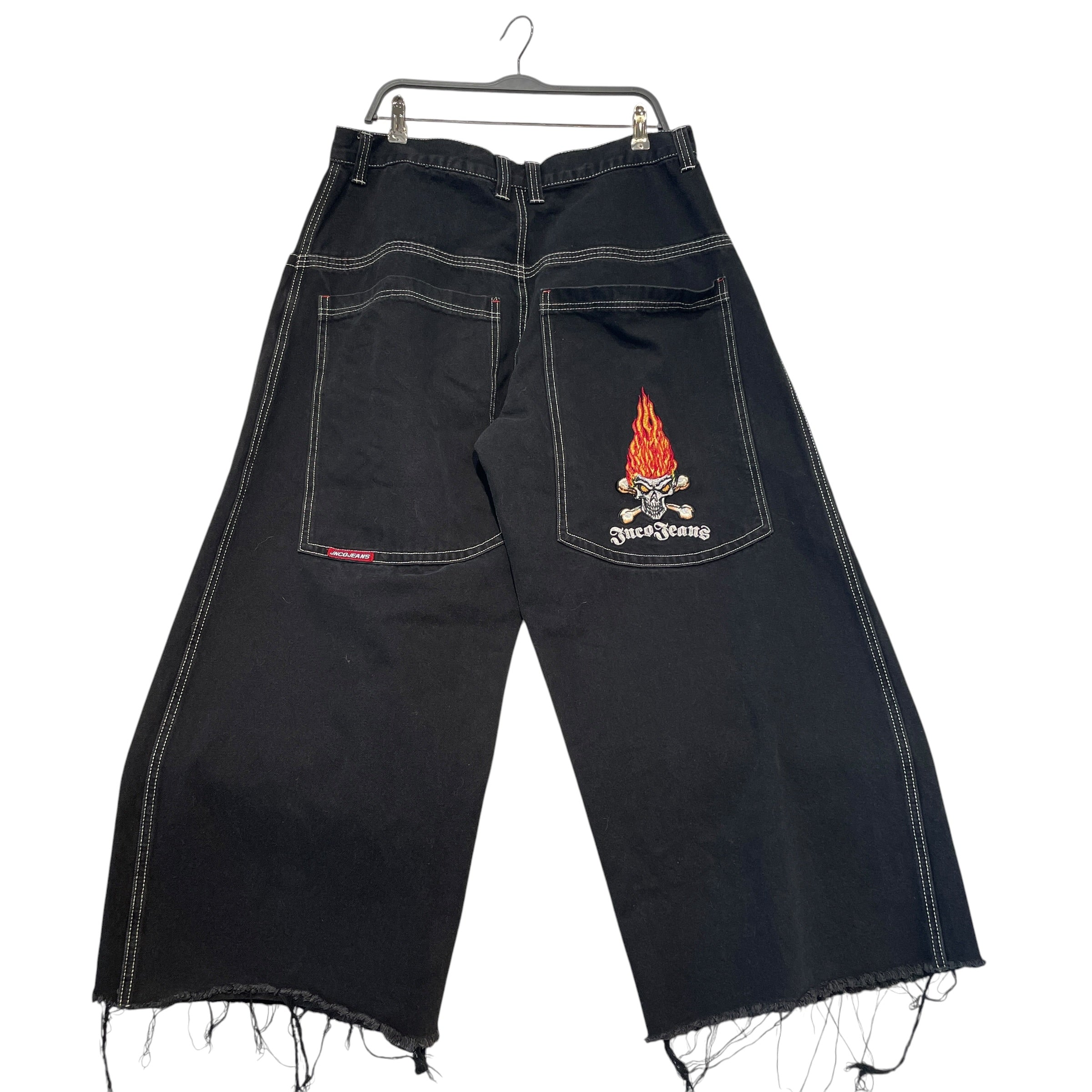 JNCO/Pants/36/Denim/BLK/Skull n Bones view 2