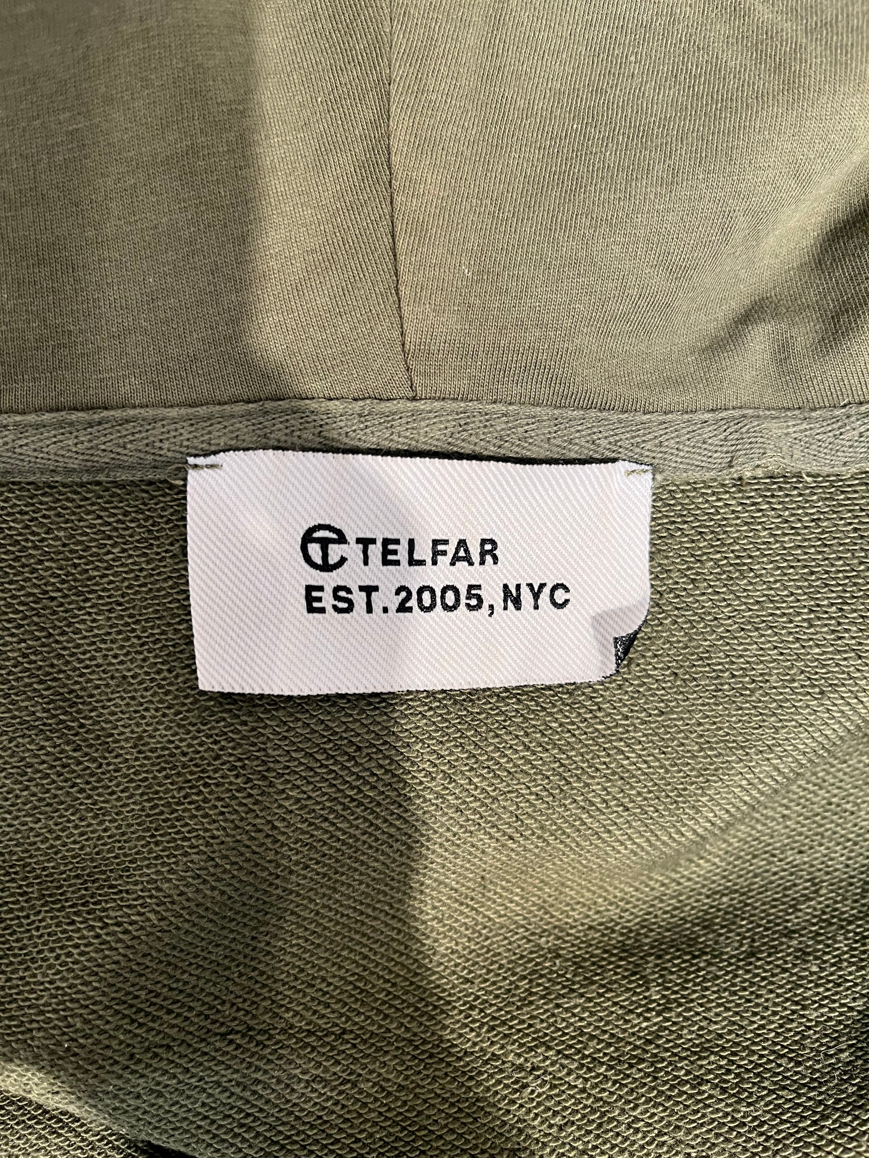 Telfar/Hoodie/Graphic/Cotton/GRN/PATCHWORK ZIP UP view 3