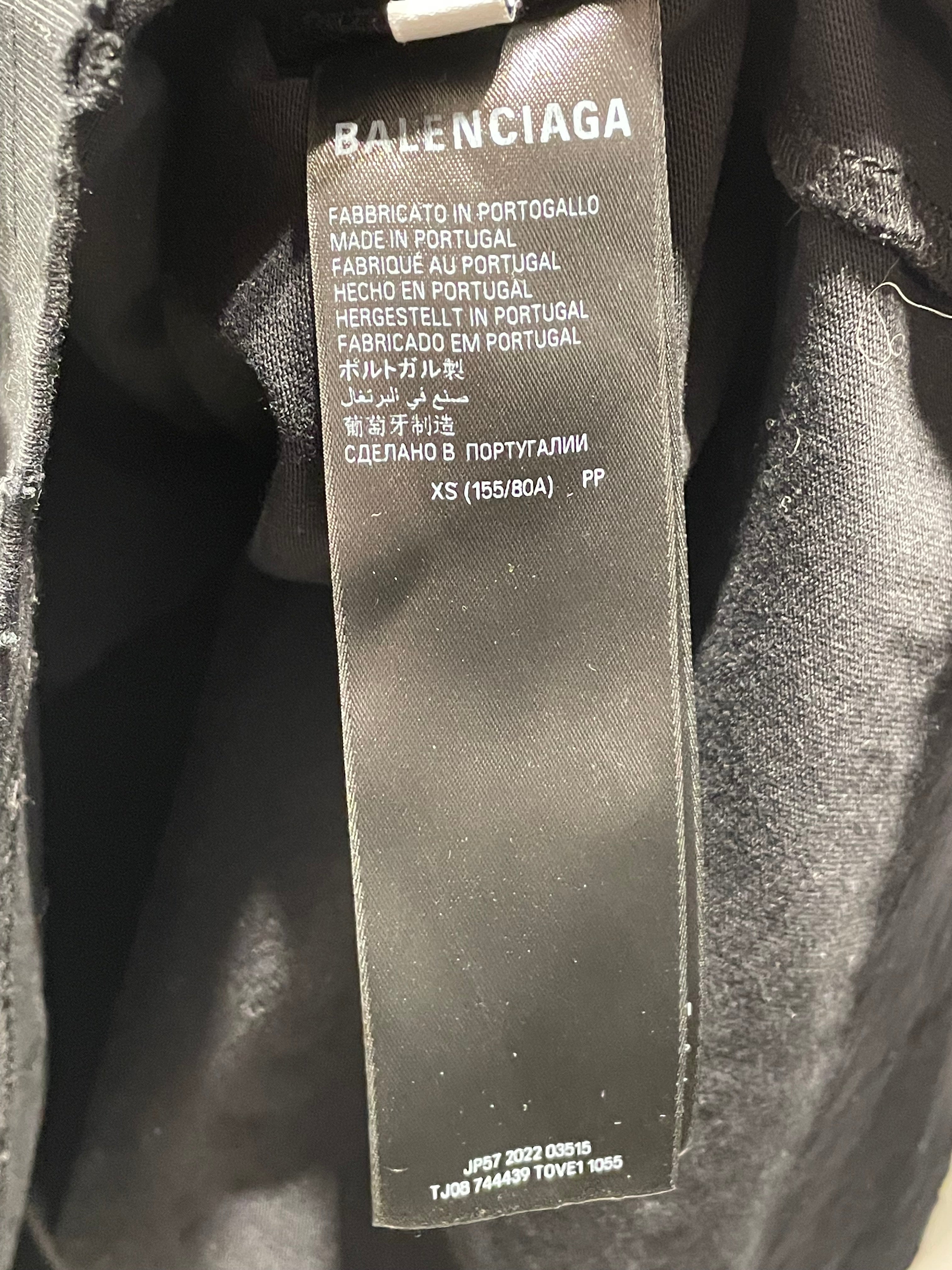 BALENCIAGA/T-Shirt/Cotton/BLK/Graphic/Sanskrit Logo view 4