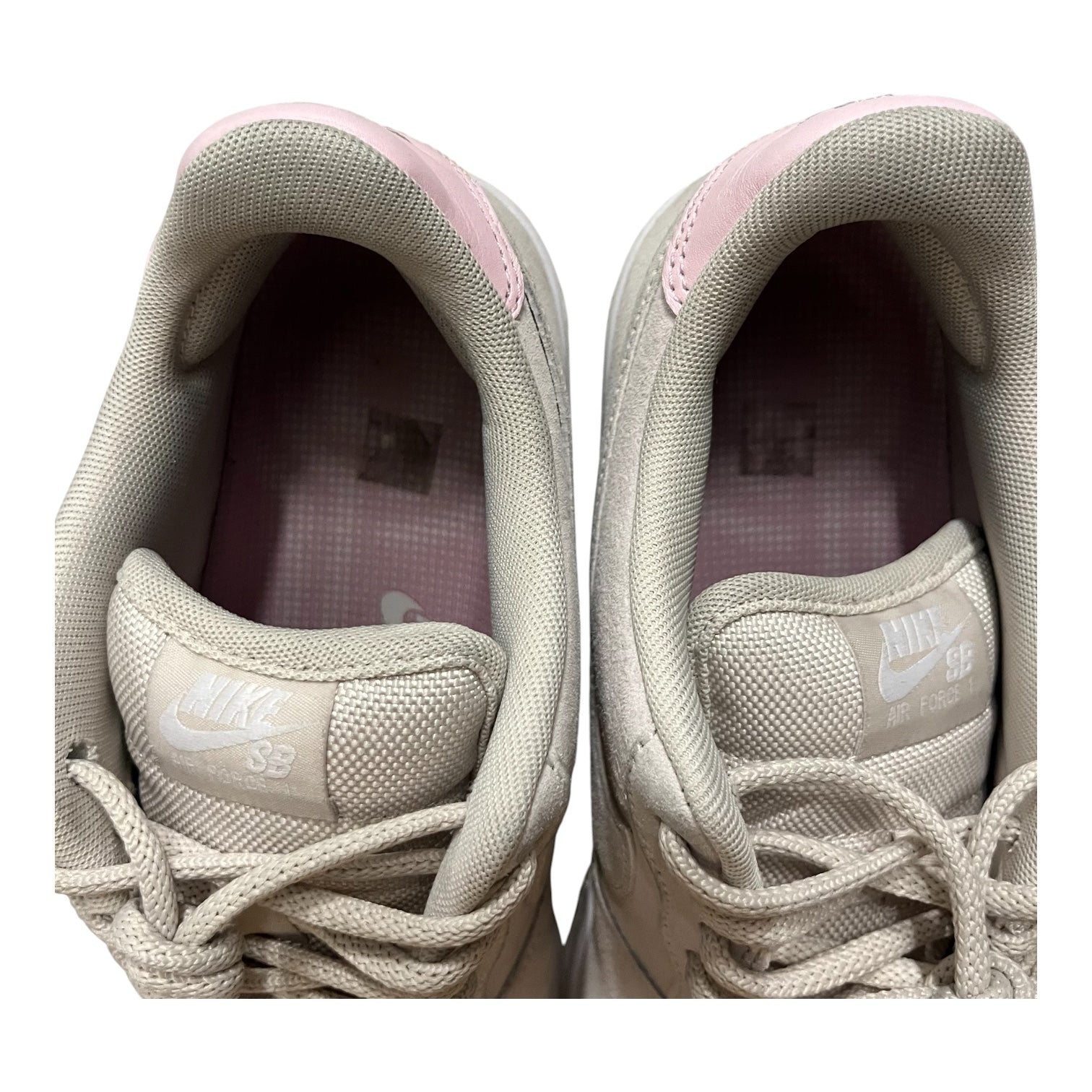 NIKE SB/Low-Sneakers/US 11/Cotton/CRM/sb air force 1 view 3