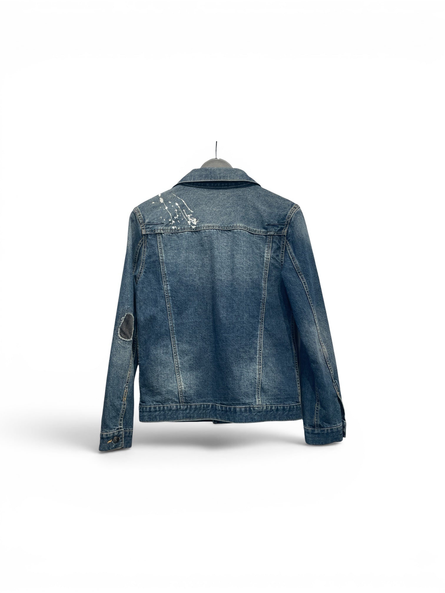 NUMBER (N)INE/Denim Jkt/S/Denim/IDG/patches and paint view 2