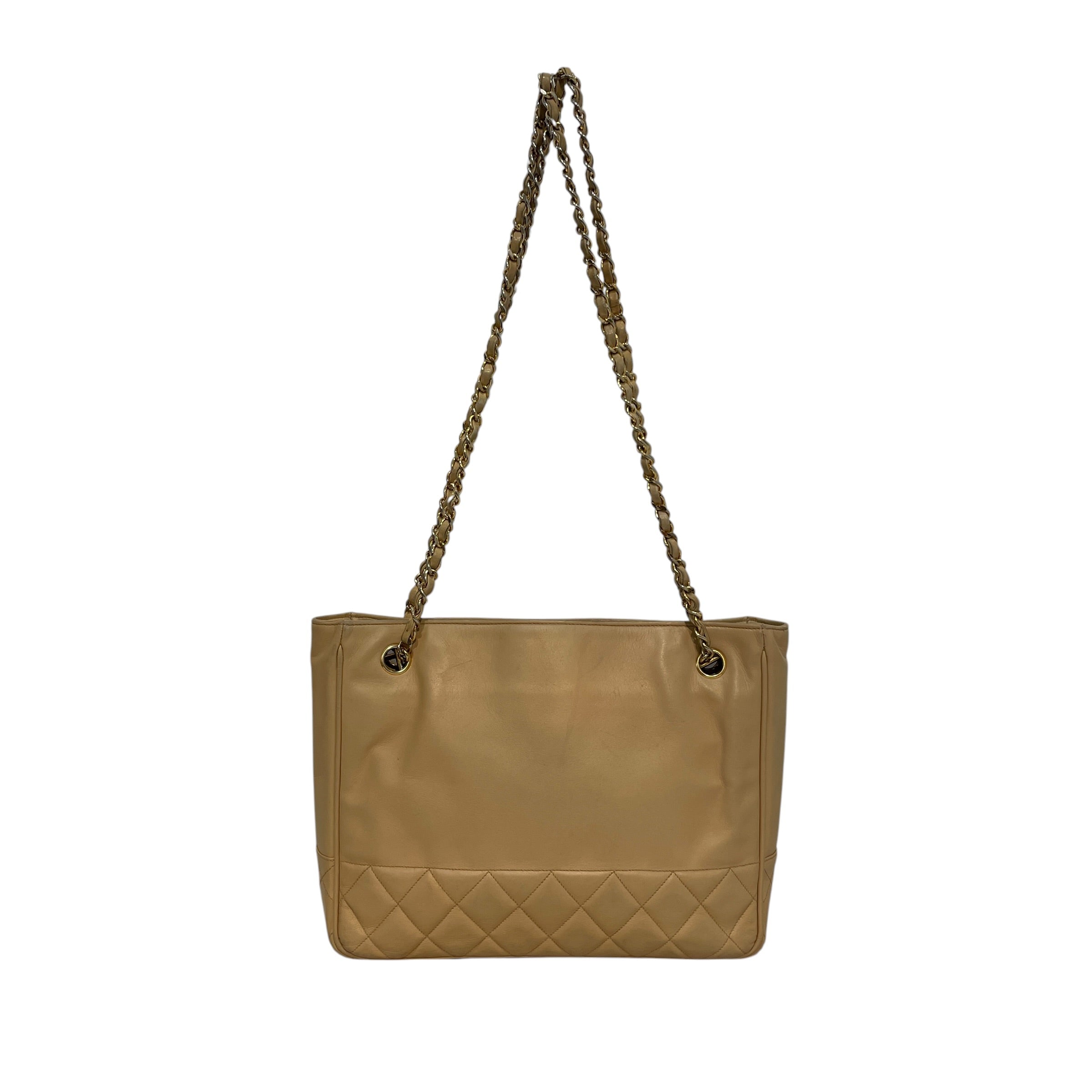 CHANEL/Bag/Leather/CRM/Lambskin Tote view 2
