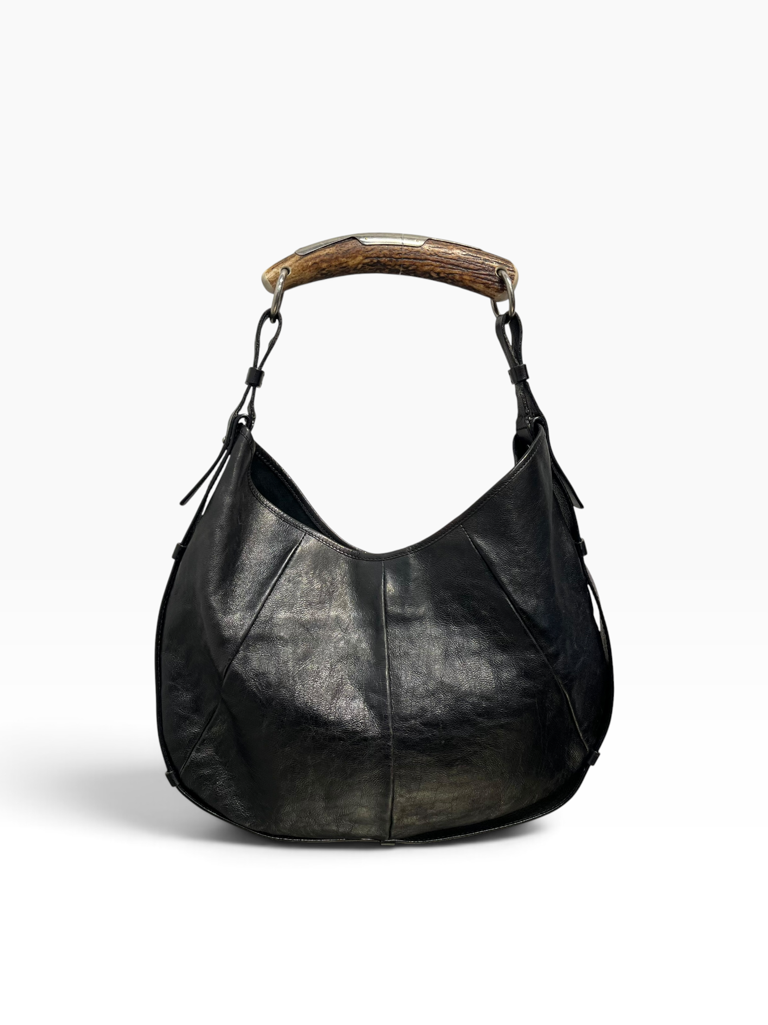 YVES SAINT LAURENT/Bag/Leather/BLK/MOMBASA ANTLER BAG view 2