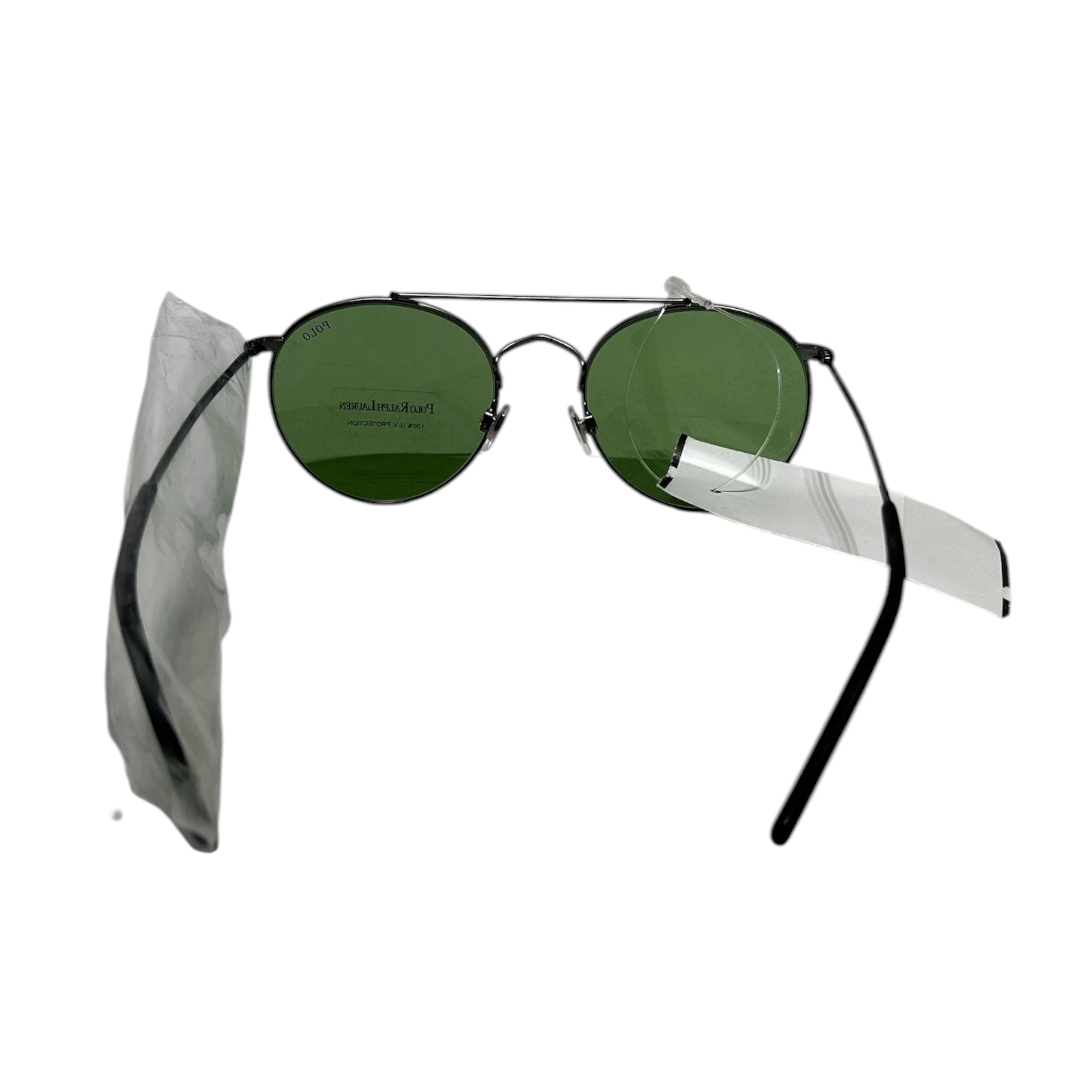 POLO RALPH LAUREN/Sunglasses/Metal/GRY/GREEN TINT view 2