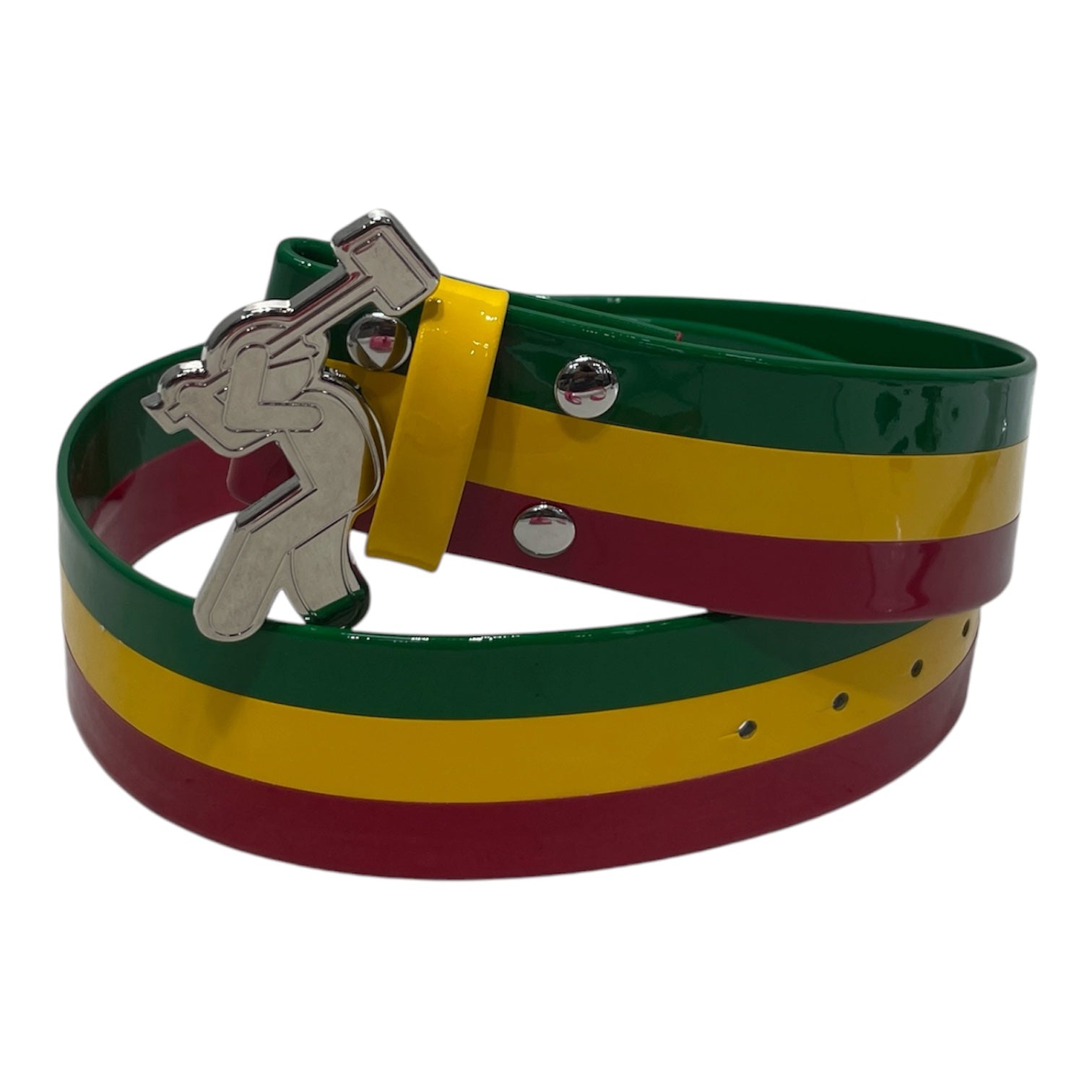 The Concrete  Family/Belt/Stripe/Leather/MLT/Lil Yachty Belt view 1
