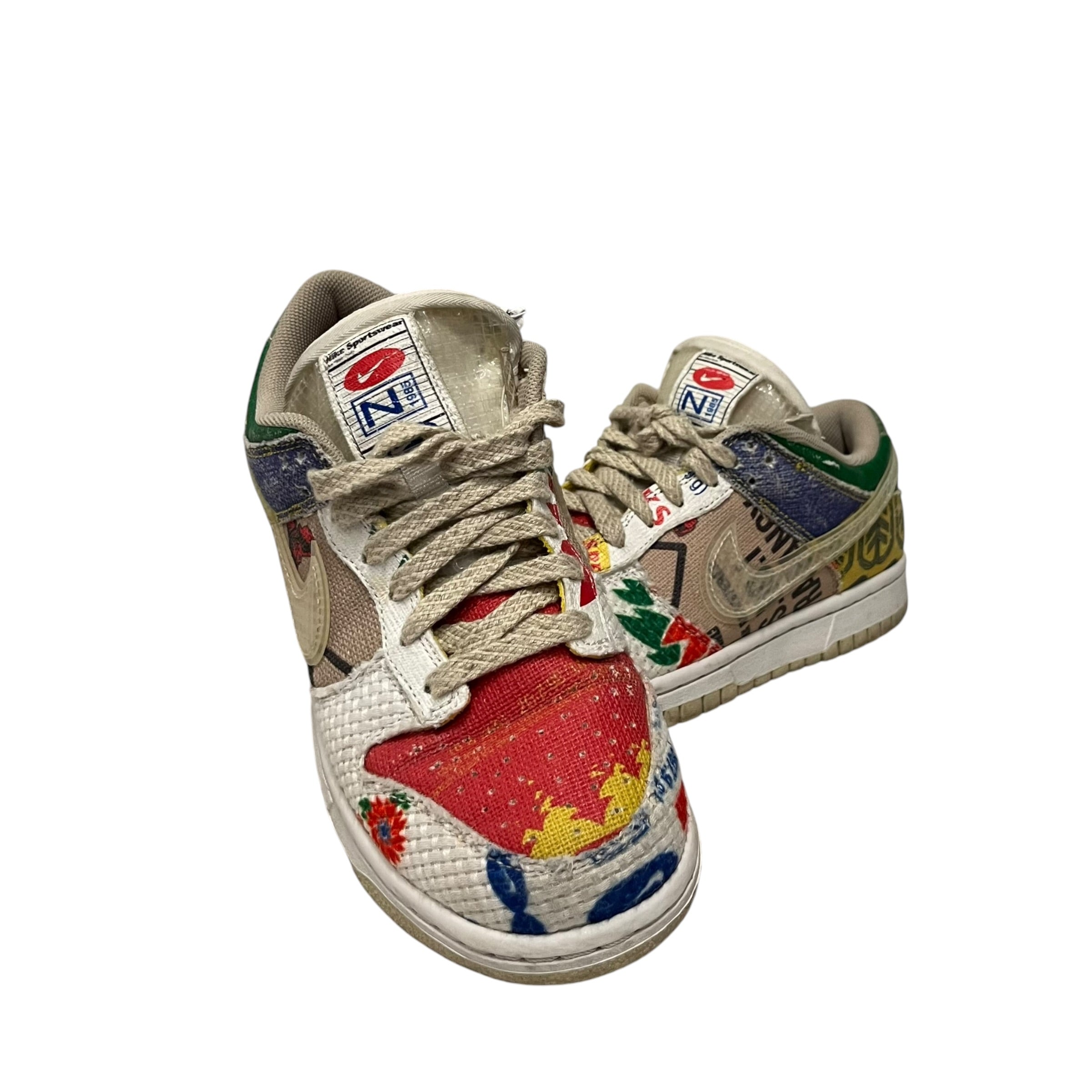 NIKE/Low-Sneakers/US 5/MLT/dunk city market view 3