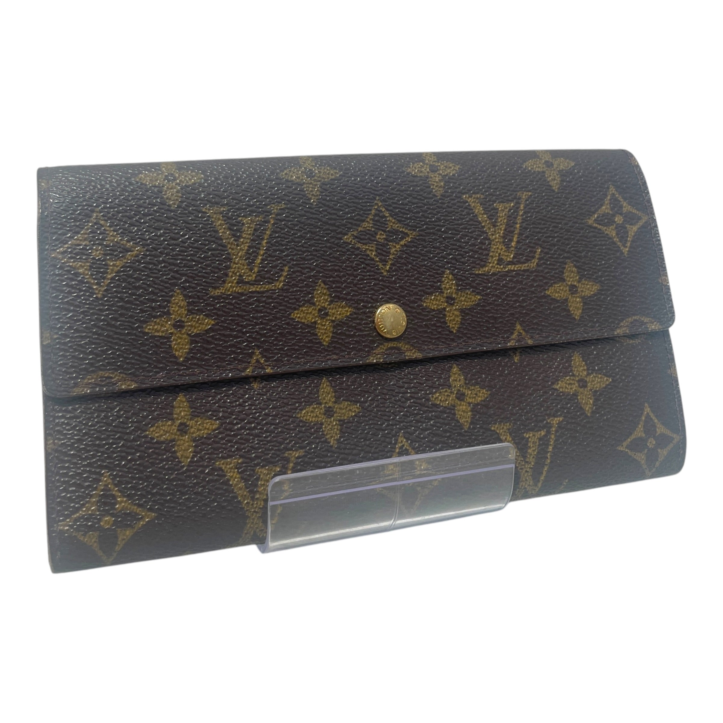 LOUIS VUITTON/Wallet/Monogram/Leather/BRW/L's/Sarah Wallet view 1