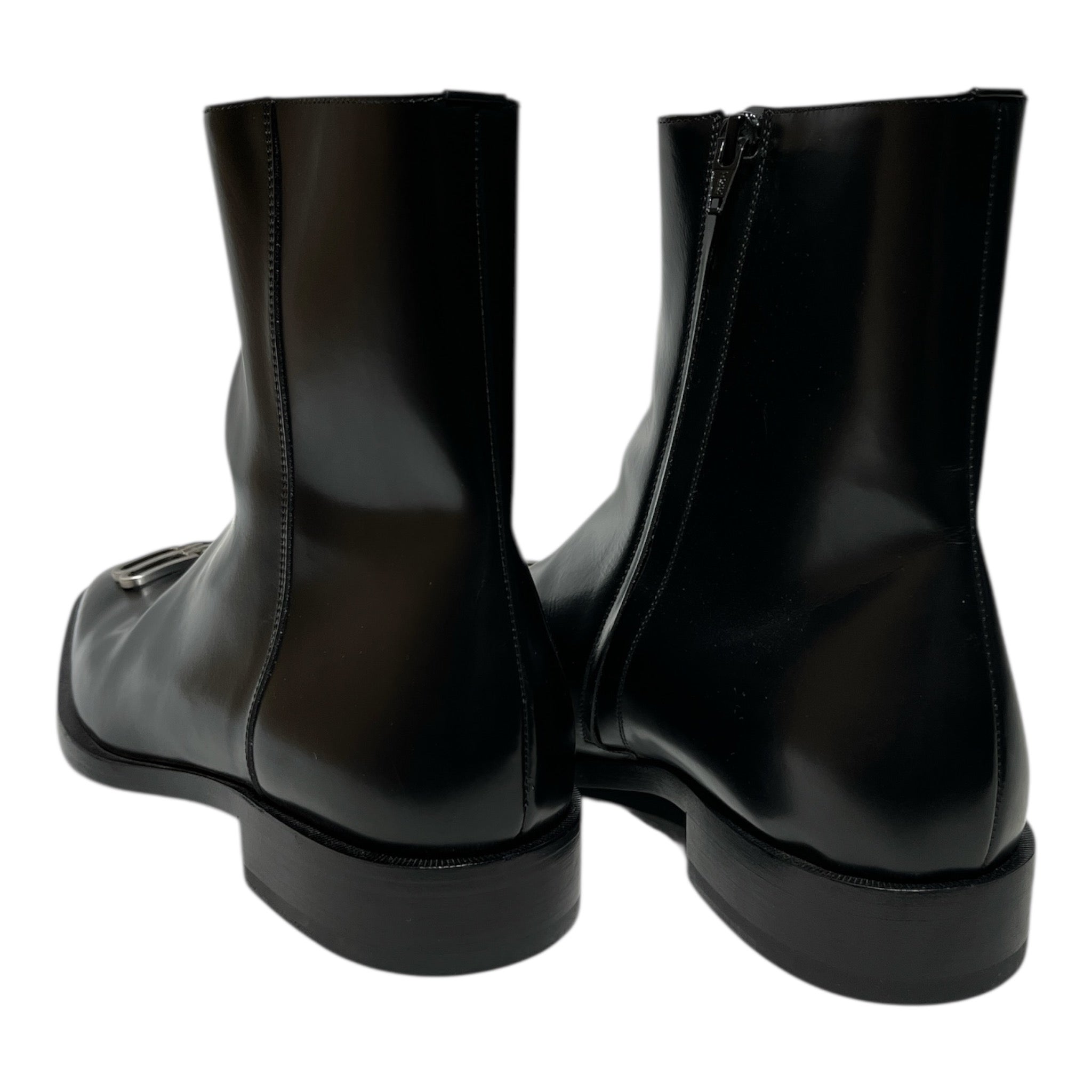 BALENCIAGA/Chelsea Boots/EU 45/Leather/BLK/RIM LOGO CHELSEA BOOT view 2