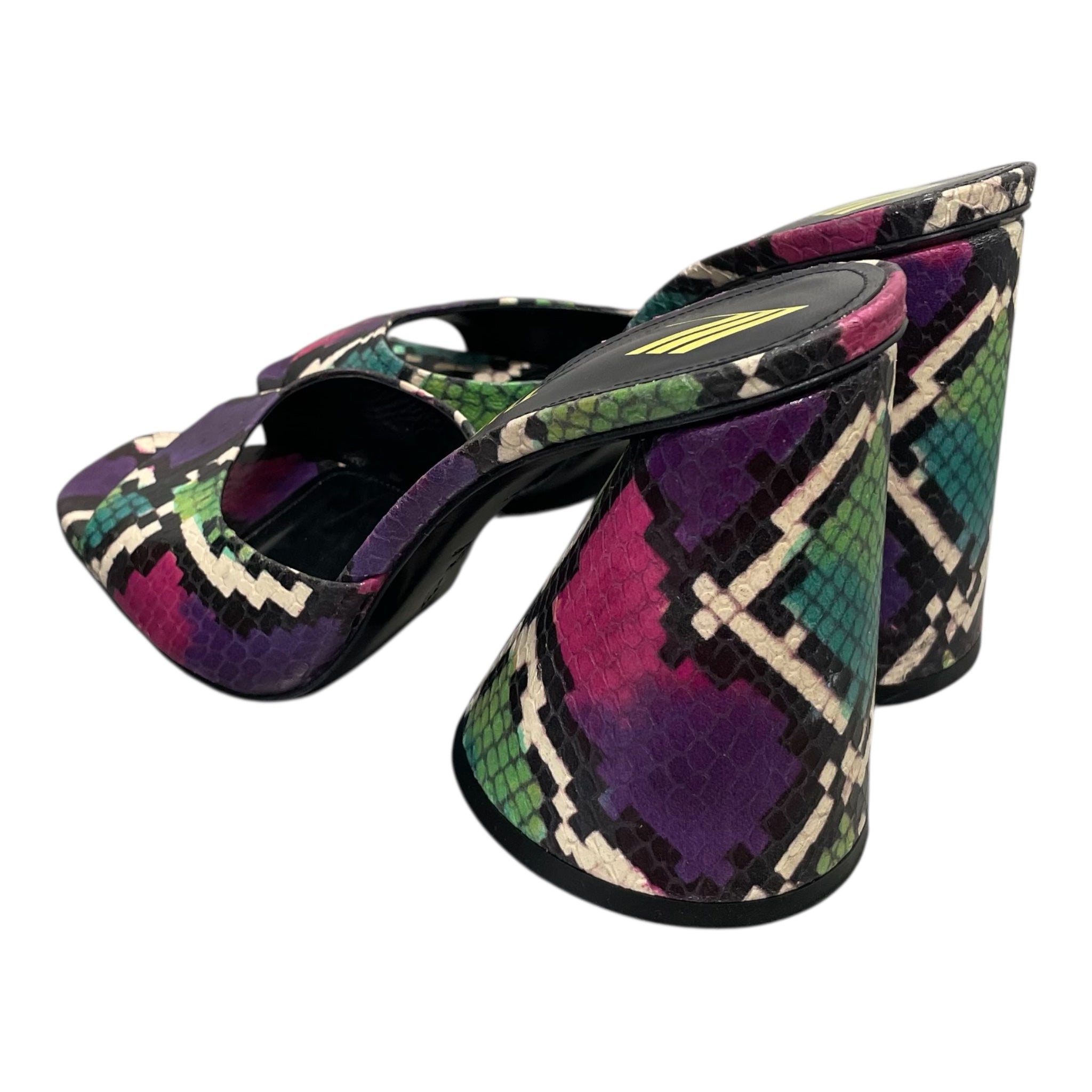 THE ATTICO/Heels/EU 37/All Over Print/MLT/LUZ MULES view 2