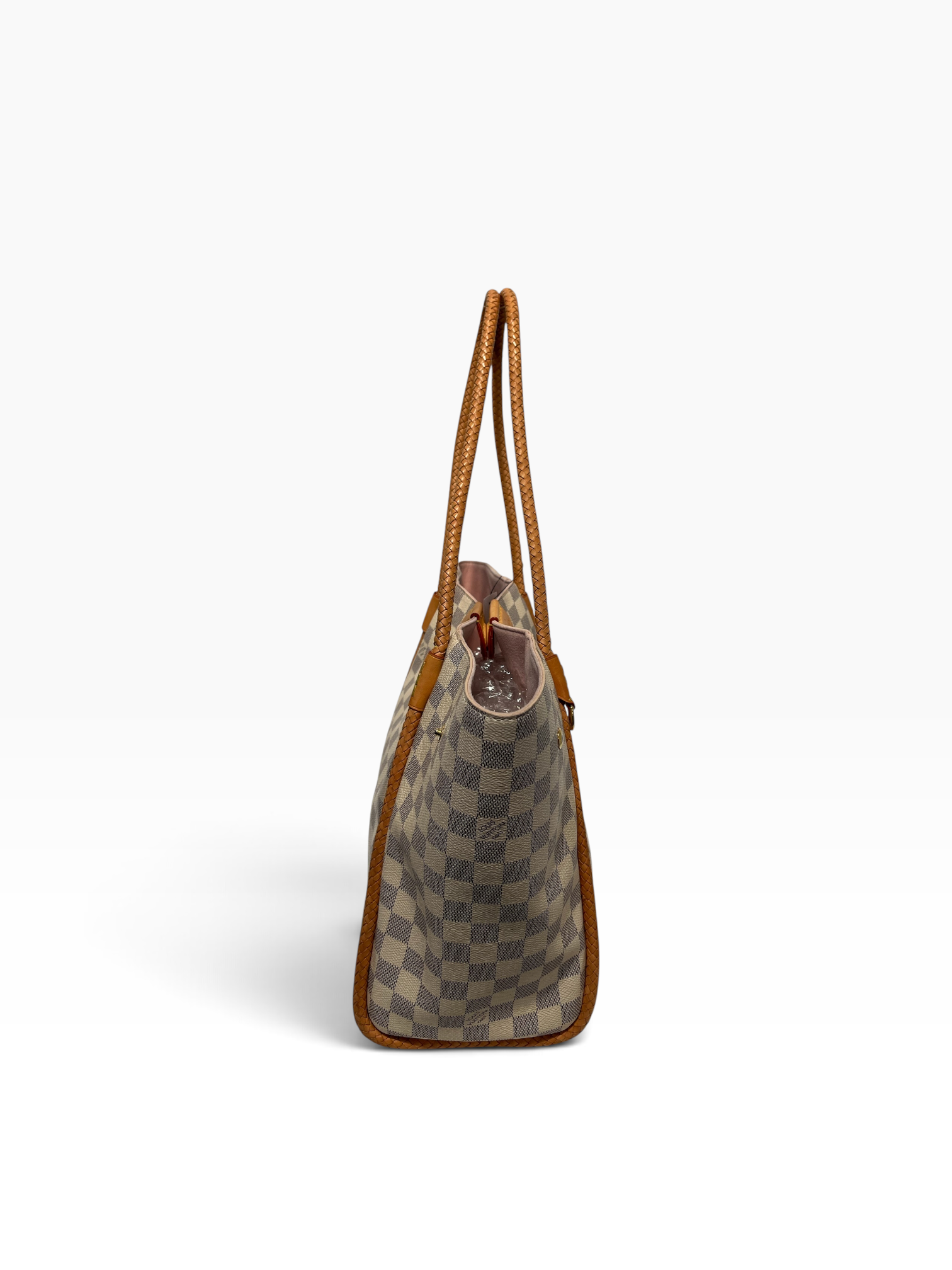 LOUIS VUITTON/Hand Bag/Leather/WHT/Damier Azur Propriano view 4