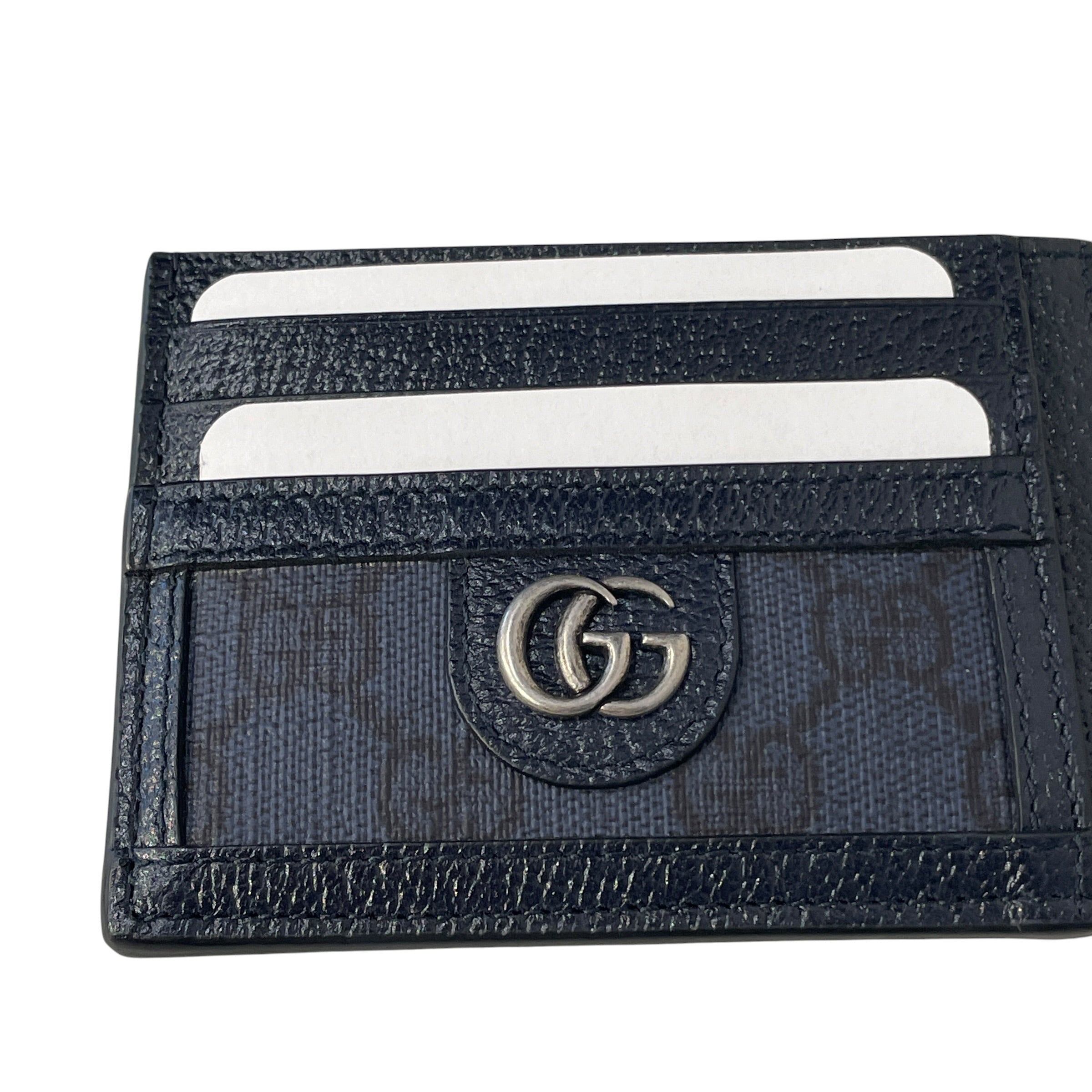 GUCCI/Card Case/Monogram/Leather/NVY/M's/GG OPHIDIA view 2