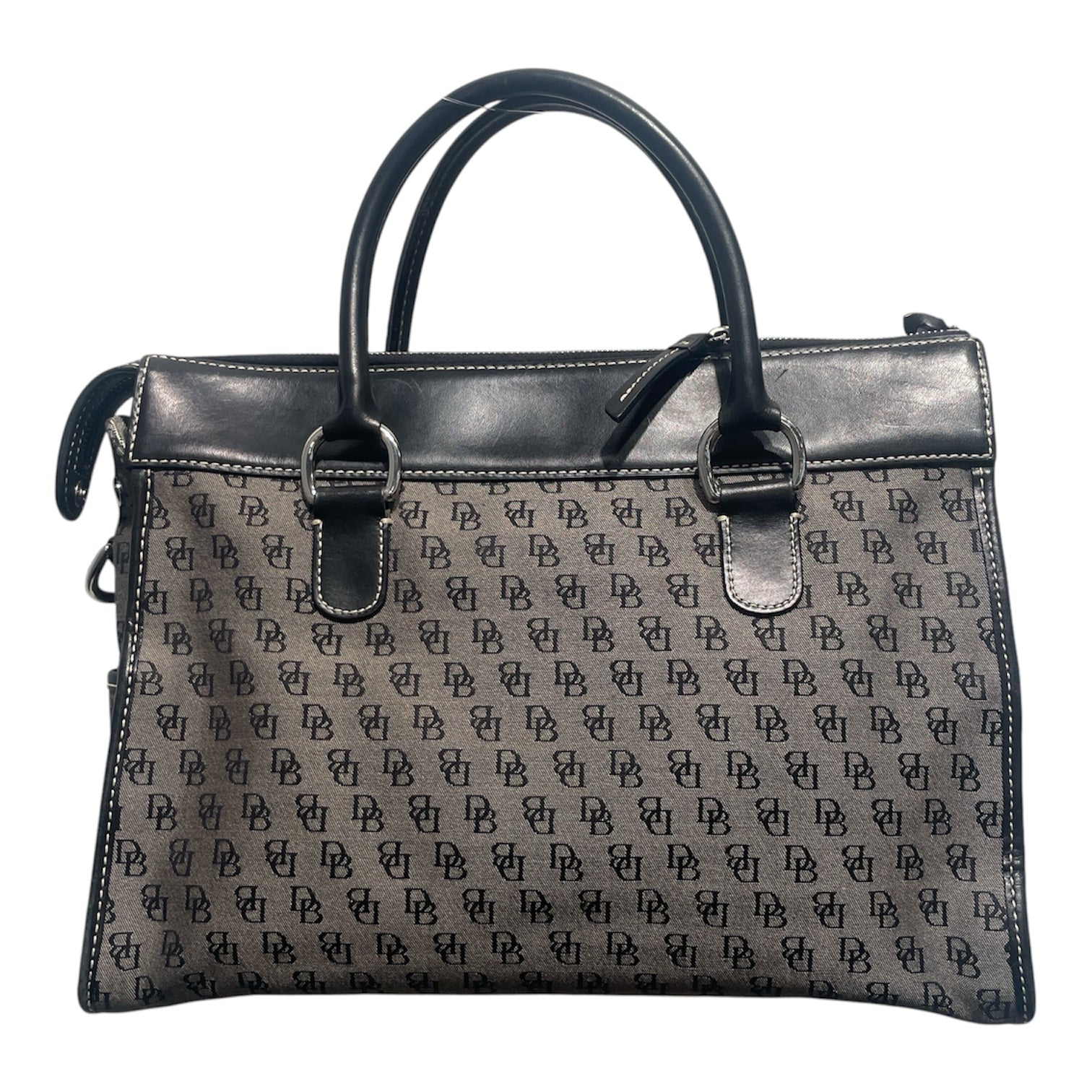 Dooney & Bourke/Hand Bag/Cotton/GRY/TOP view 2