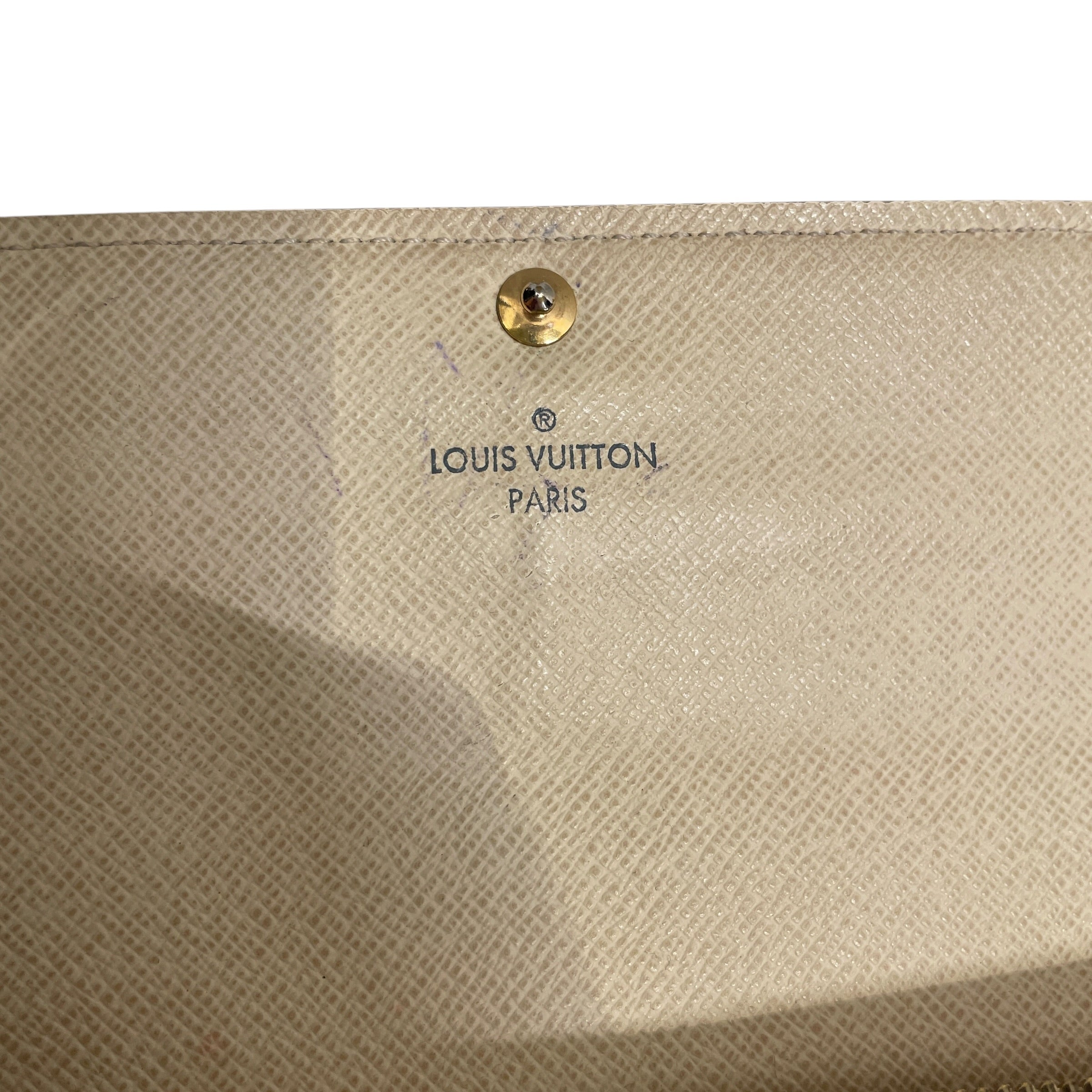 LOUIS VUITTON/Wallet/Leather/CRM/L's/2007 SARAH WALLET view 4