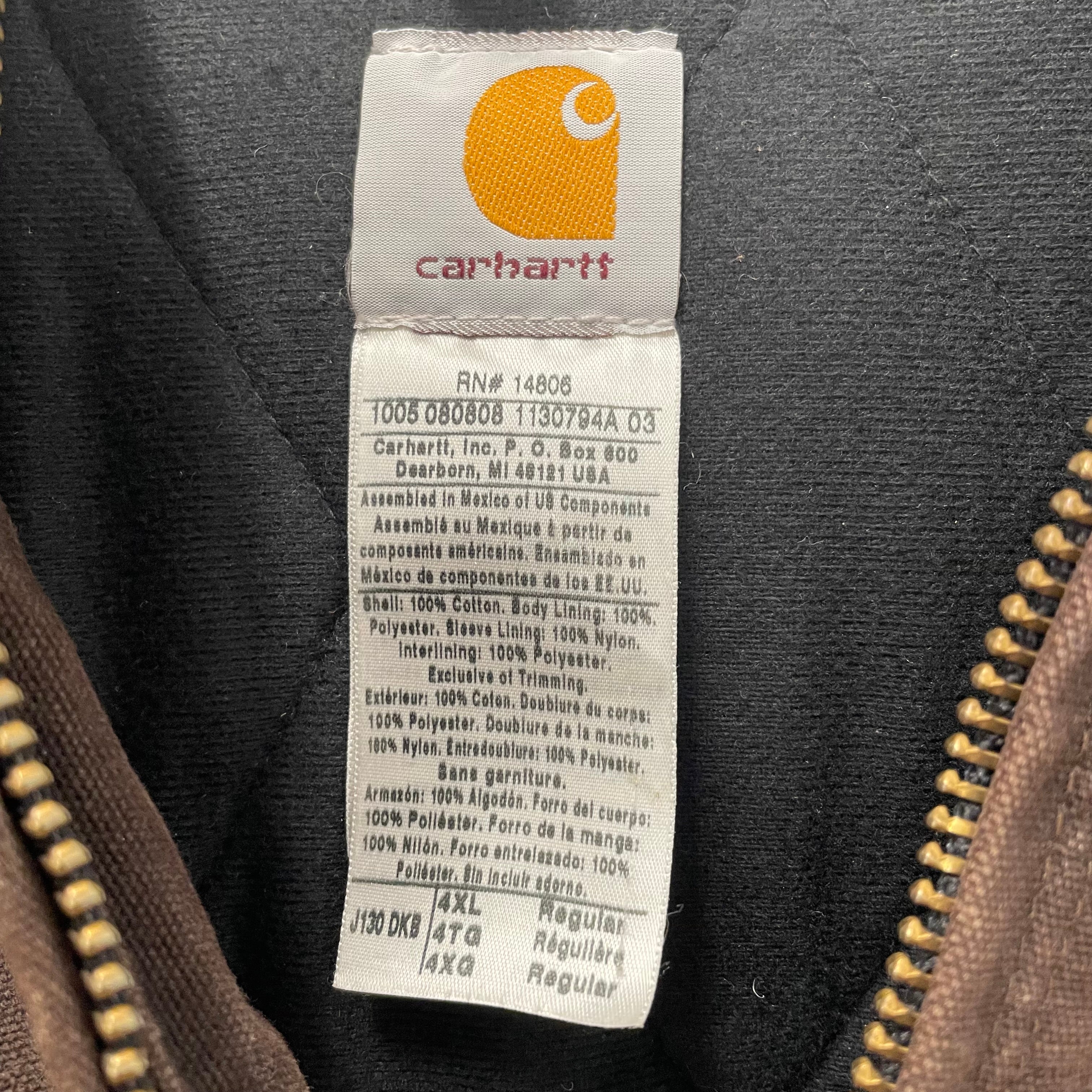 Carhartt/Jacket/XXXXL/Cotton/BRW/ view 3