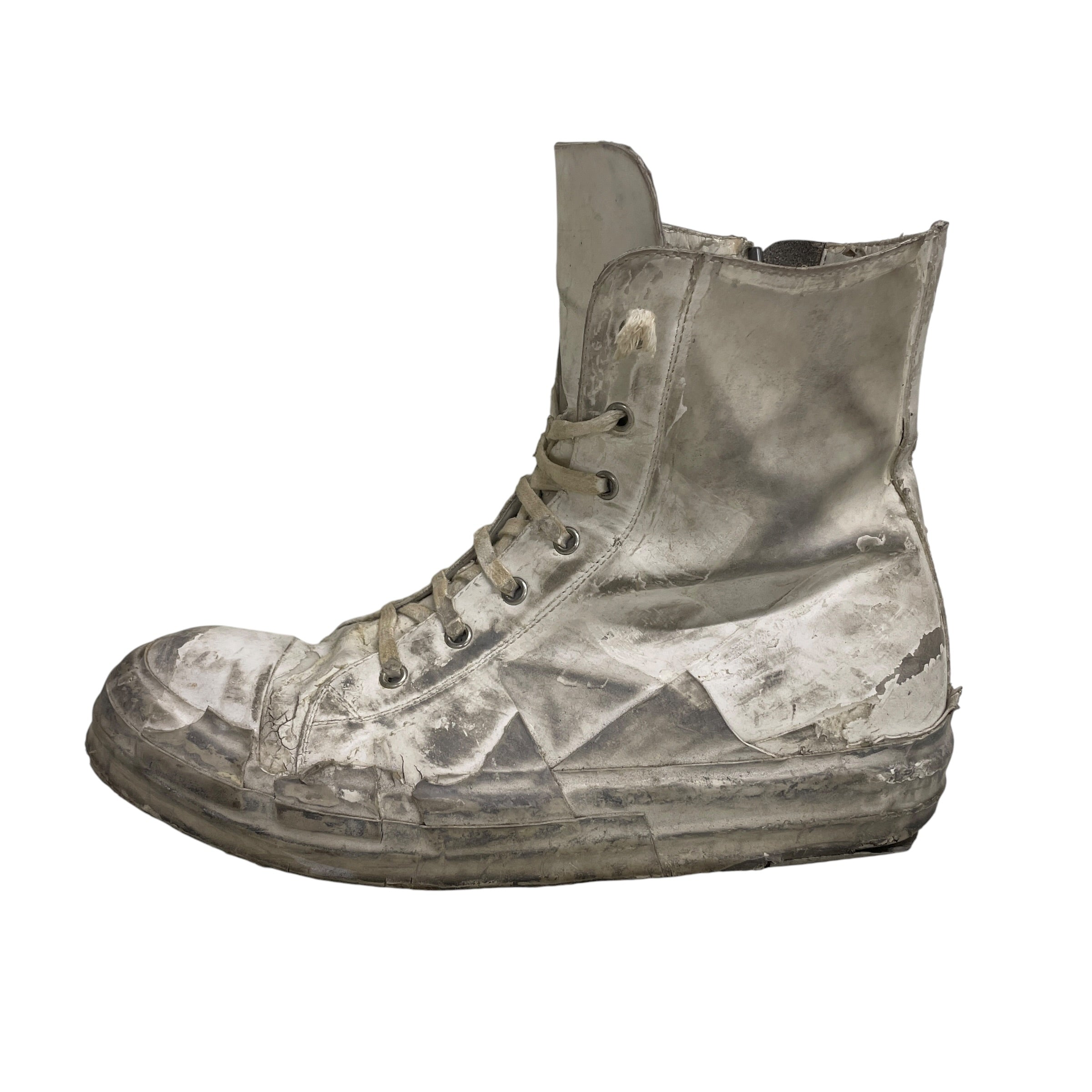 Rick Owens/Hi-Sneakers/EU 42.5/WHT/RAMONES HIGH/ TAPE/ MUMMY view 5