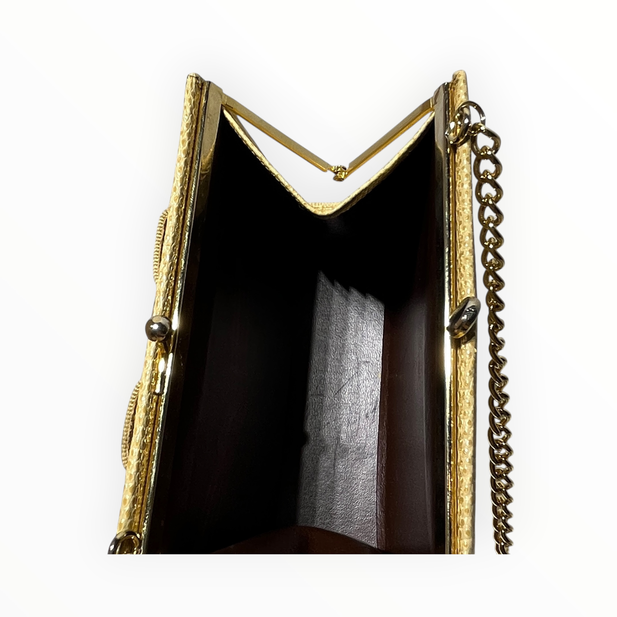Salvatore Ferragamo/Cross Body Bag/Leather/BEG/vara bow mini chain view 7