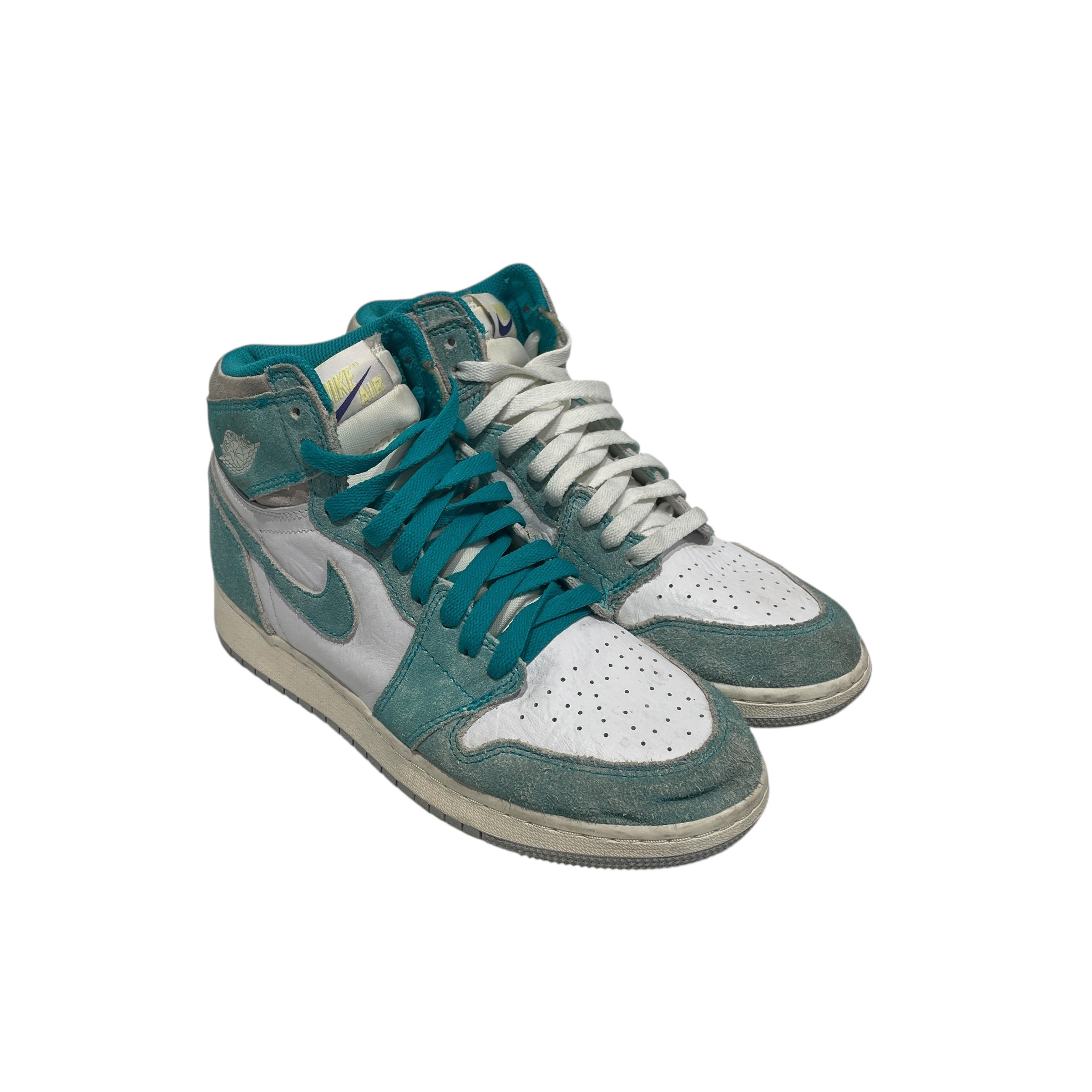 NIKE/AIR JORDAN 1 RETRO HIGH OG GS/Hi-Sneakers/US 7/Suede/IDG/575441-311 view 1