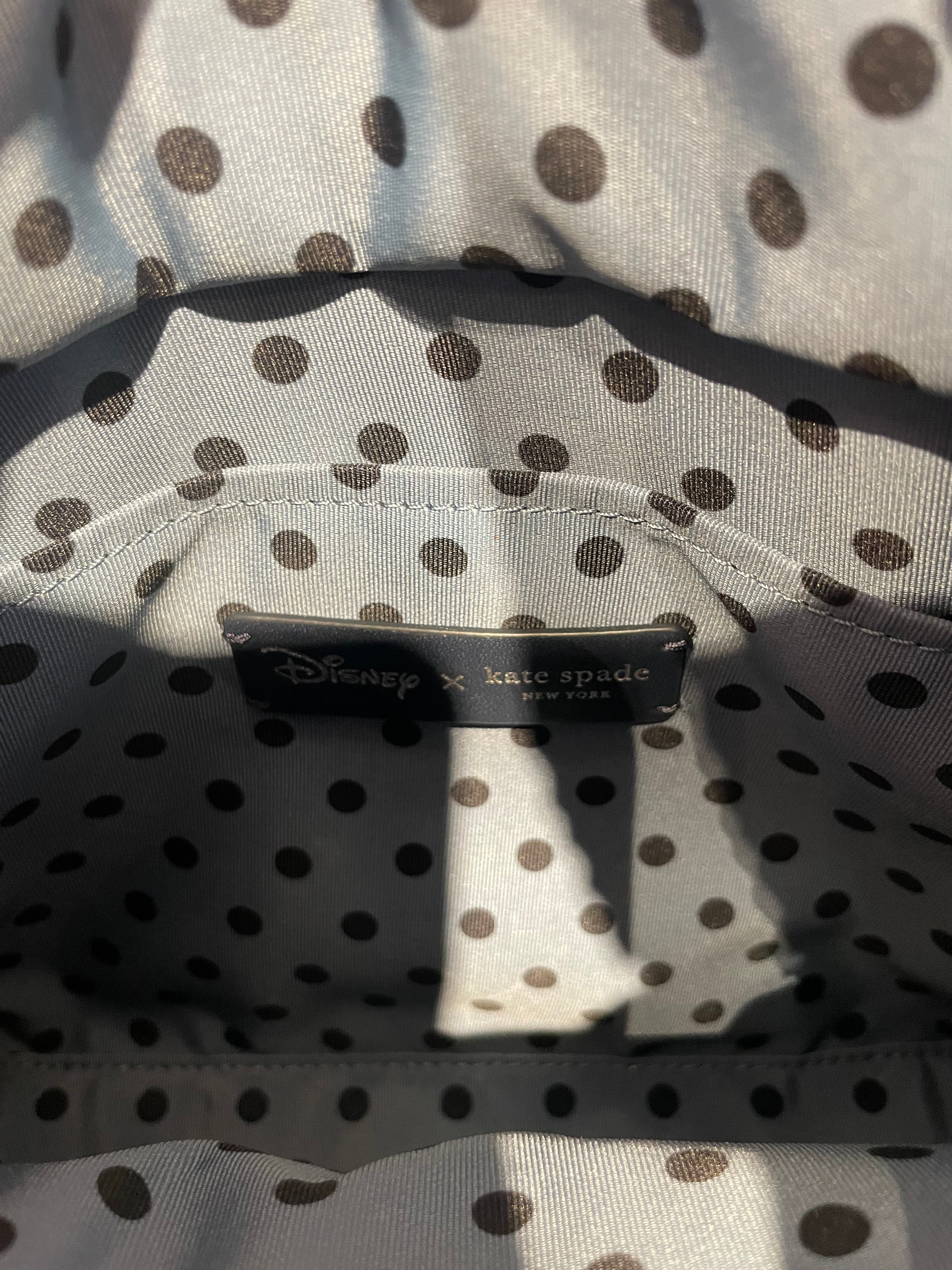 kate spade new york/Cross Body Bag/Graphic/Leather/NVY/Disney "Alice in Wonderland" view 4