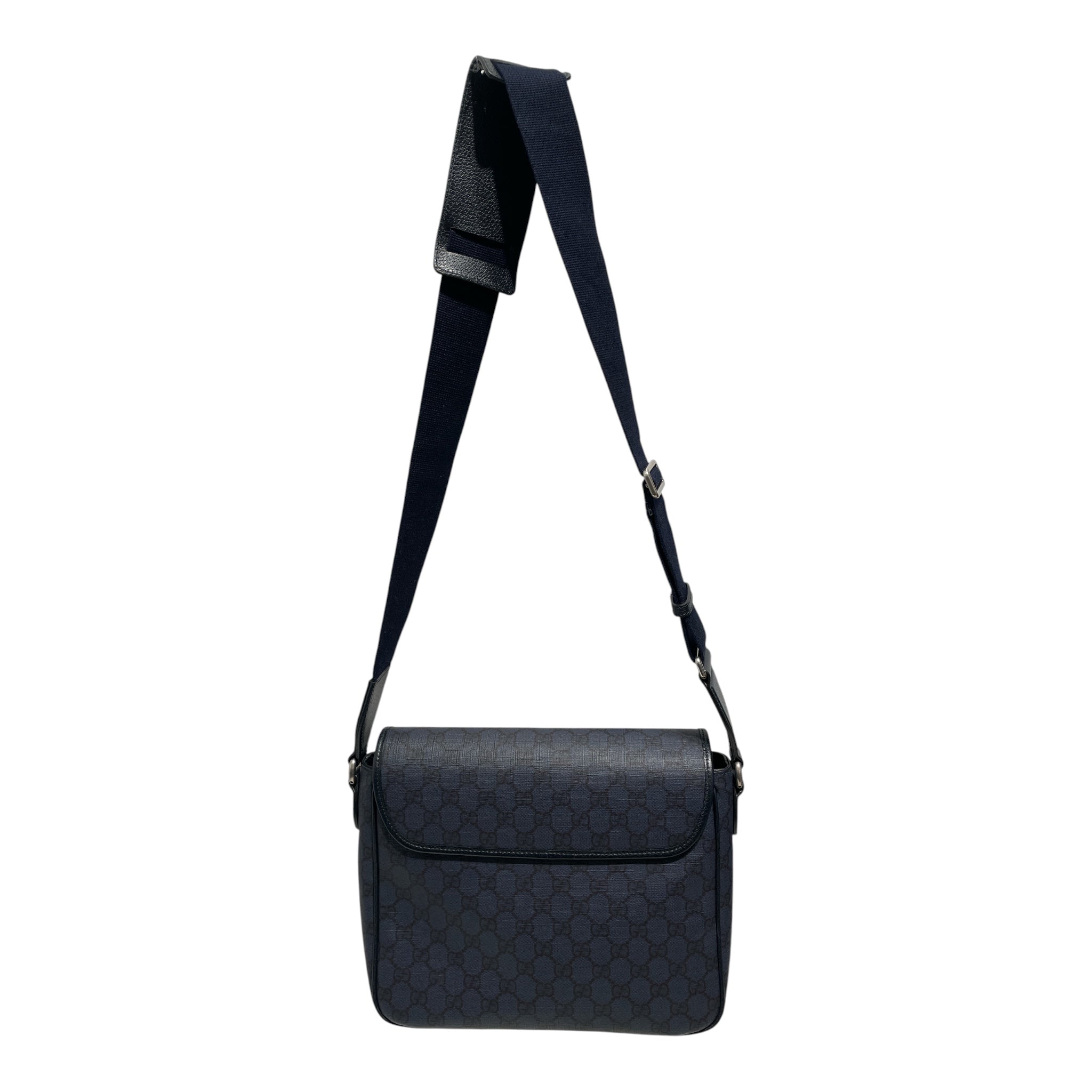 GUCCI/Cross Body Bag/Monogram/Leather/NVY/Ophidia Messenger Bag view 2