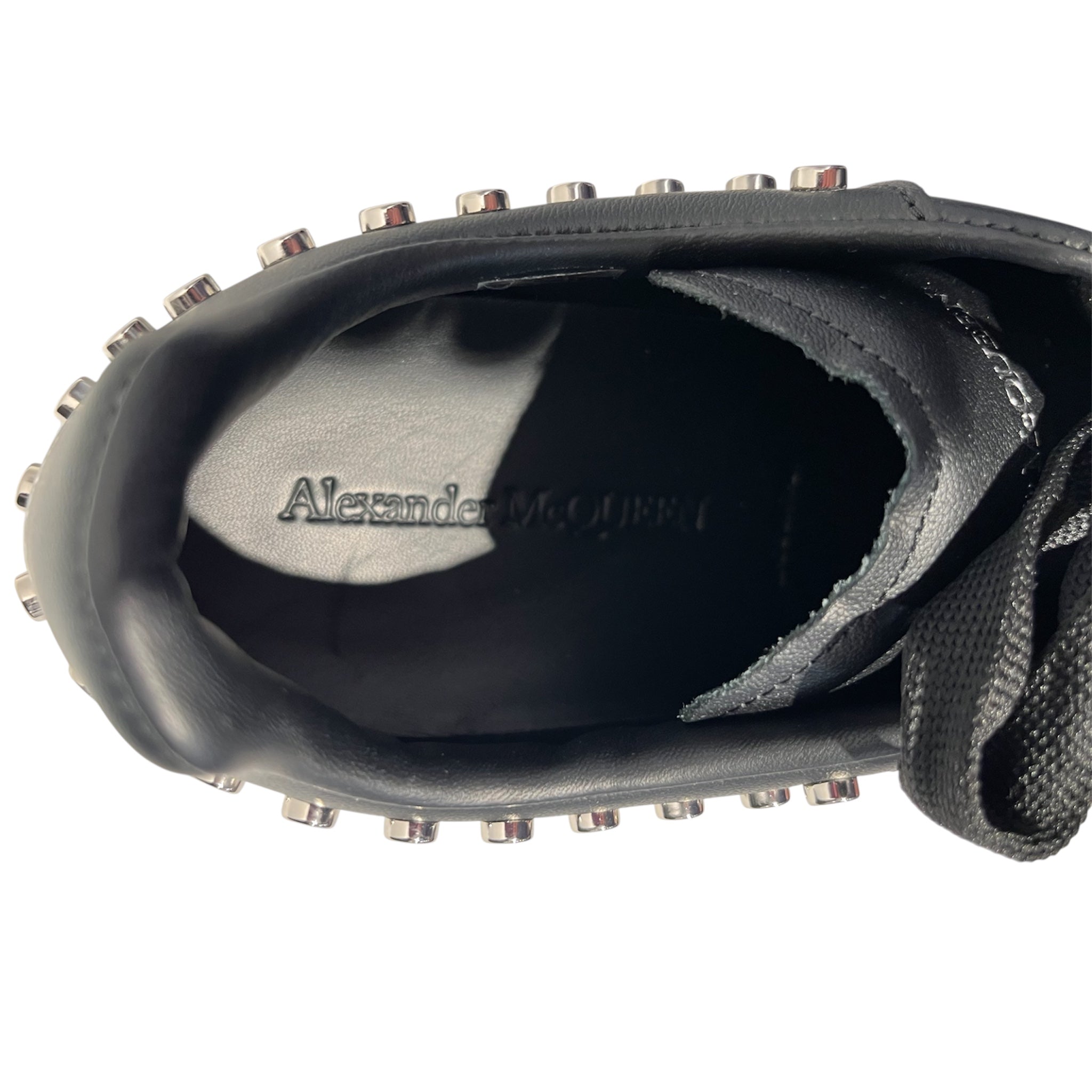 Alexander McQueen/Low-Sneakers/US 10/Leather/BLK/ view 3