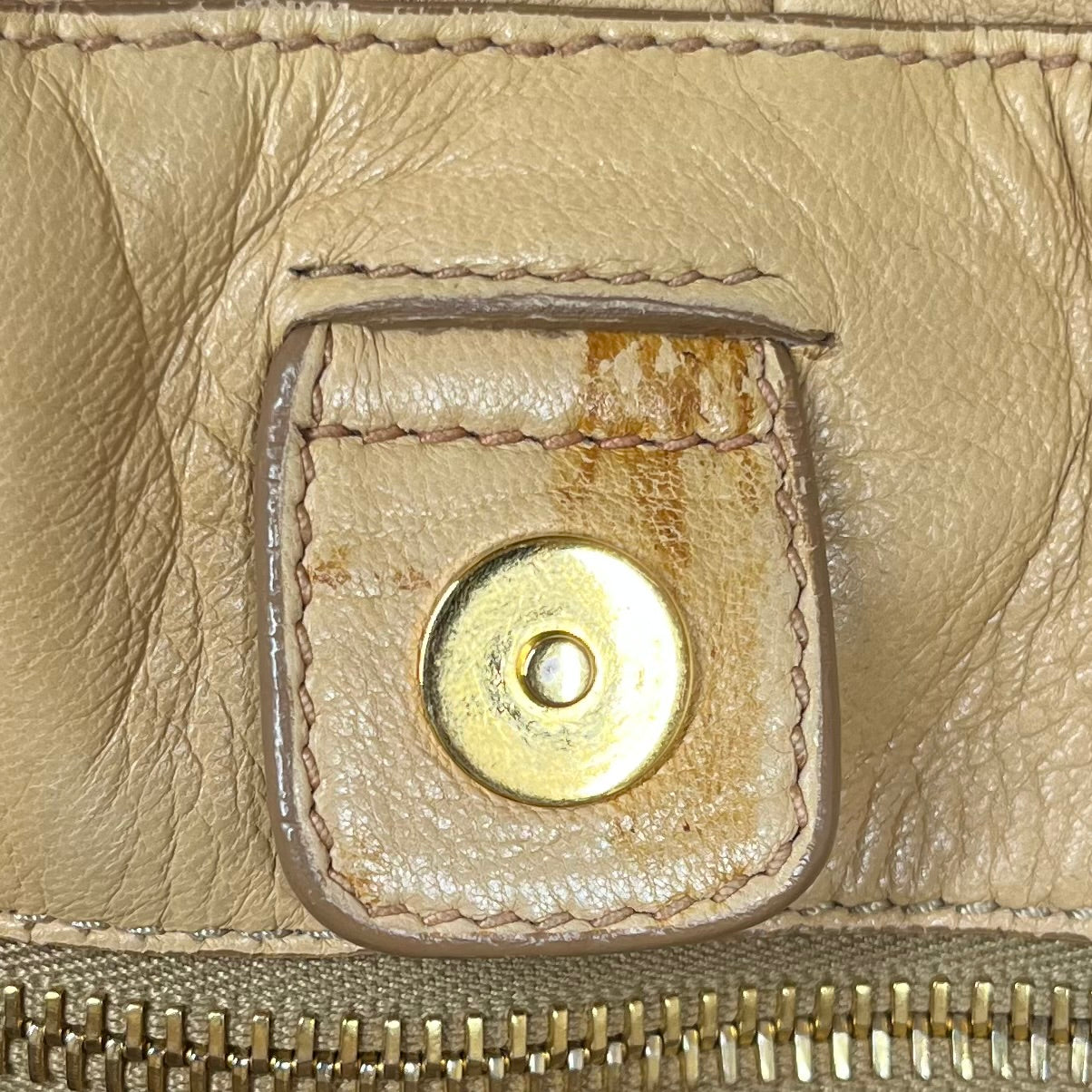 PRADA/Hand Bag/Leather/BEG/NAPPA GAUFRE RIBBON view 7