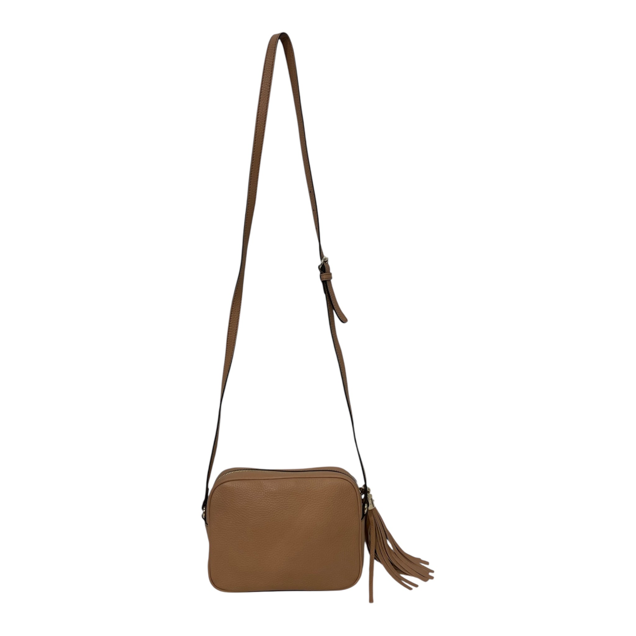 GUCCI/Cross Body Bag/Leather/BEG/SOHO DISCO view 2