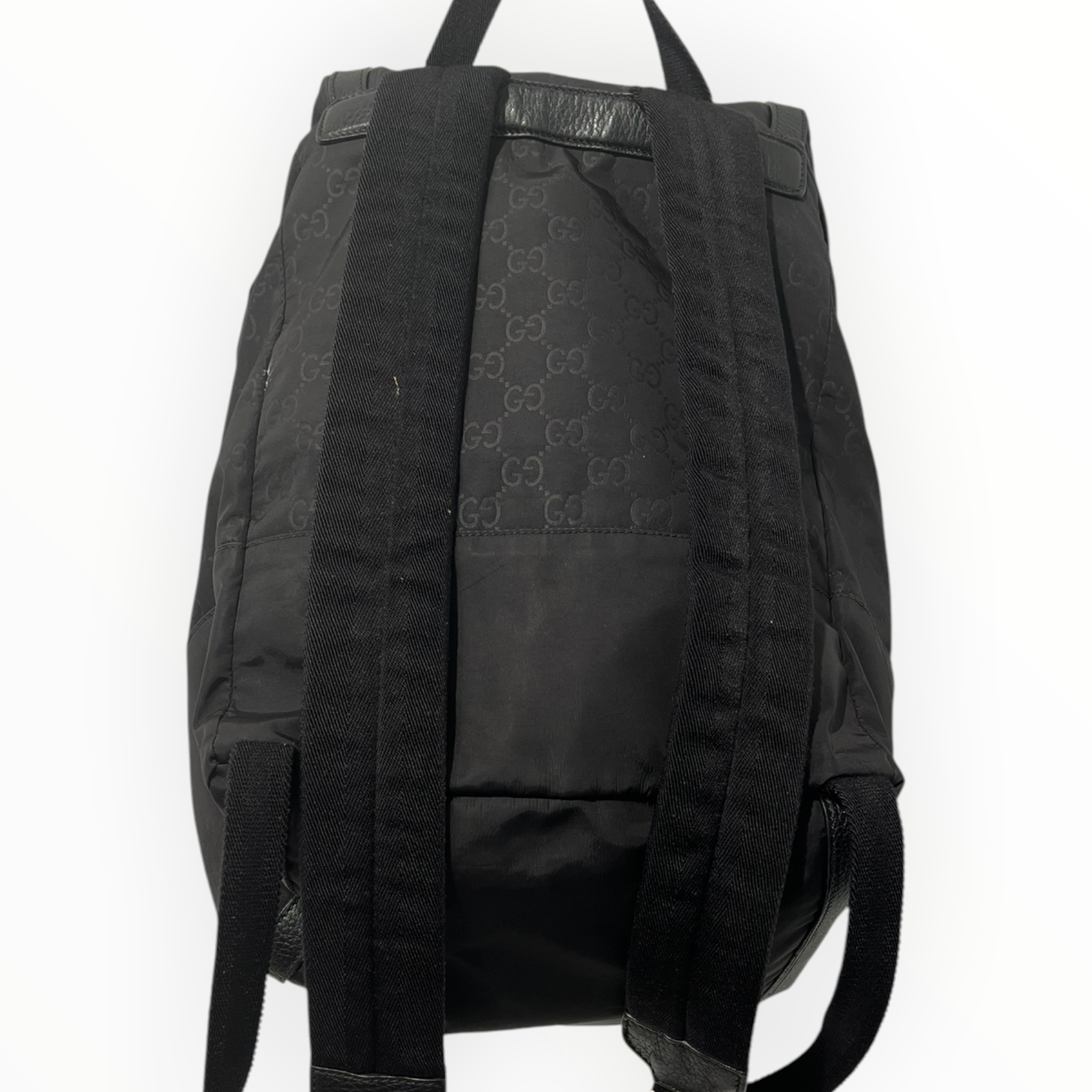 GUCCI/Bag/Monogram/Nylon/BLK/GUCCI MONOGRAM BACKPACK view 2