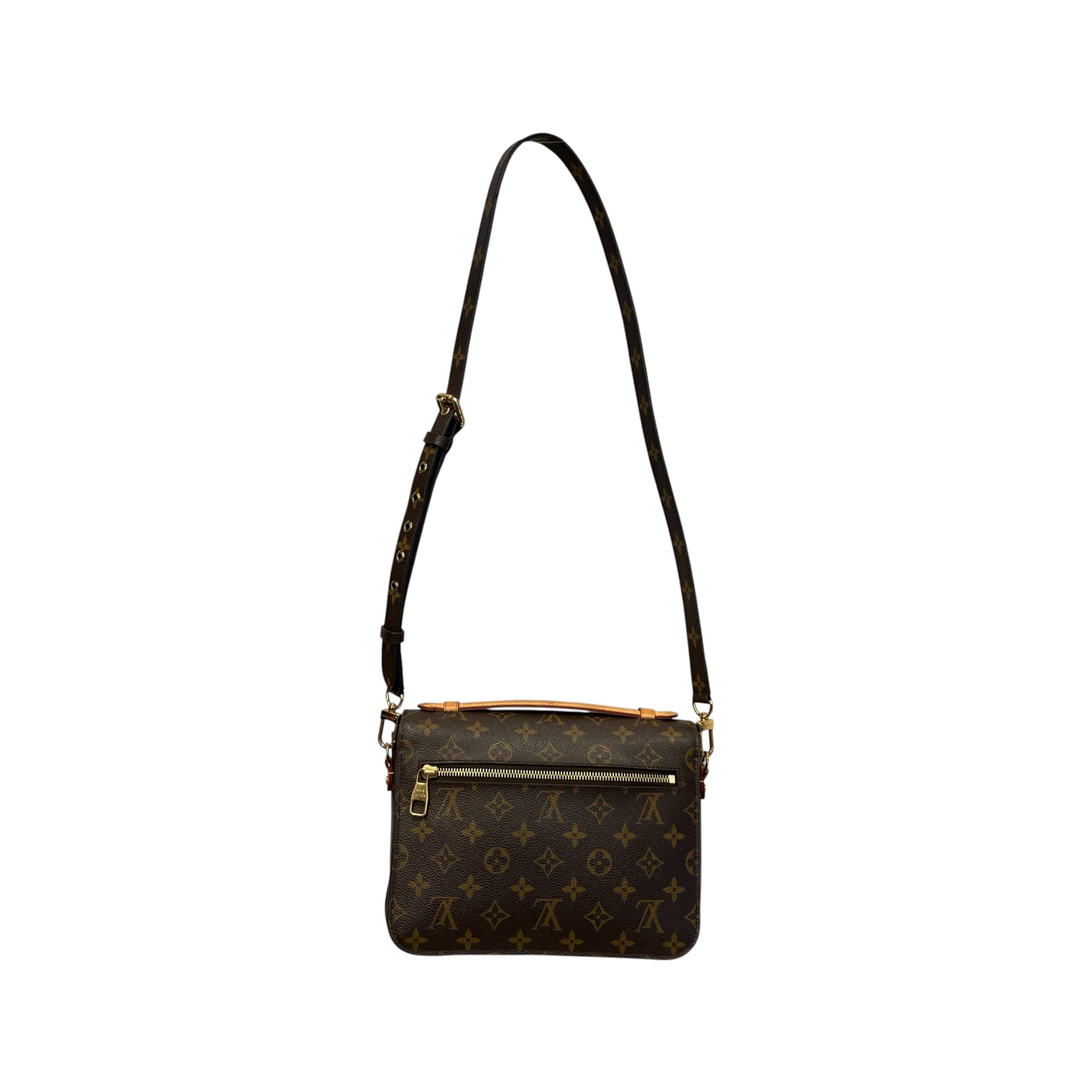 LOUIS VUITTON/Cross Body Bag/Monogram/Leather/BRW/POUCHETTE METIS view 2