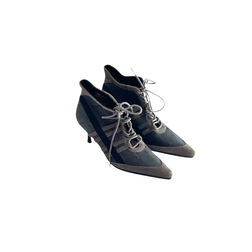 DIESEL/Heels/US 6/Cotton/GRY/ANKLE HEEL BOOTS view 1