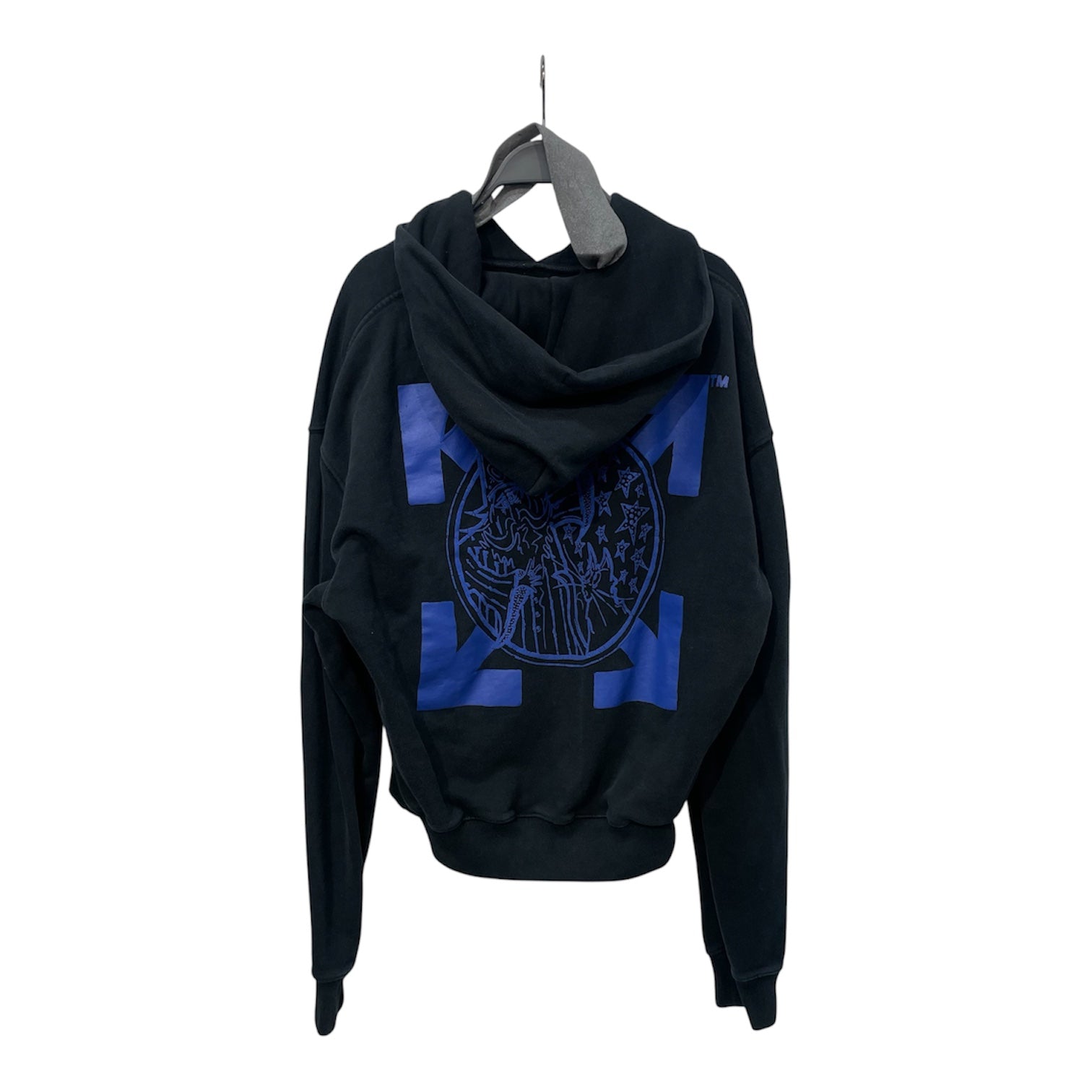 OFF-WHITE/Hoodie/S/Graphic/Cotton/BLK/wizard 2013 view 2