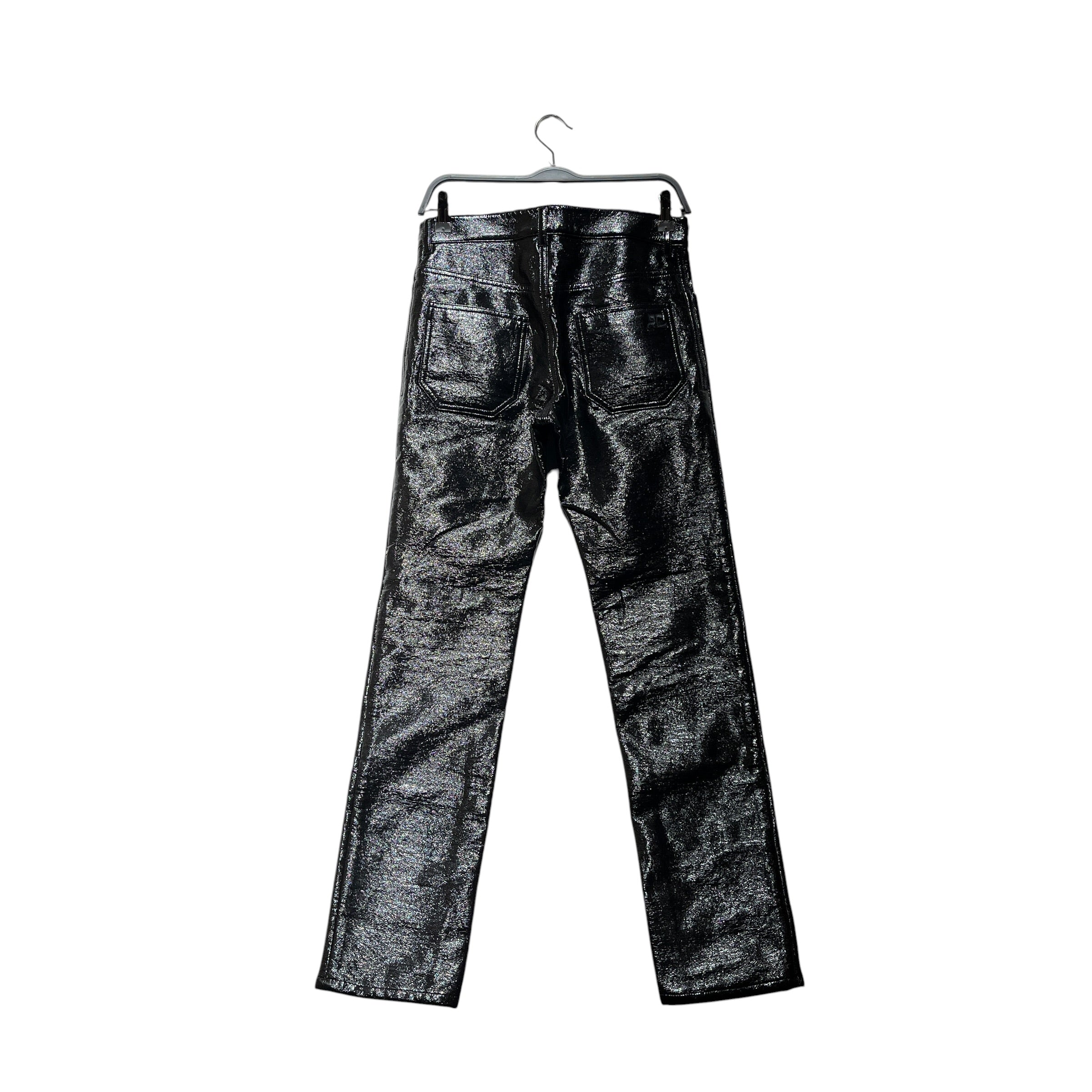 Courreges/Skinny Pants/28/Leather/BLK/Vinyl Skinny Pants view 2