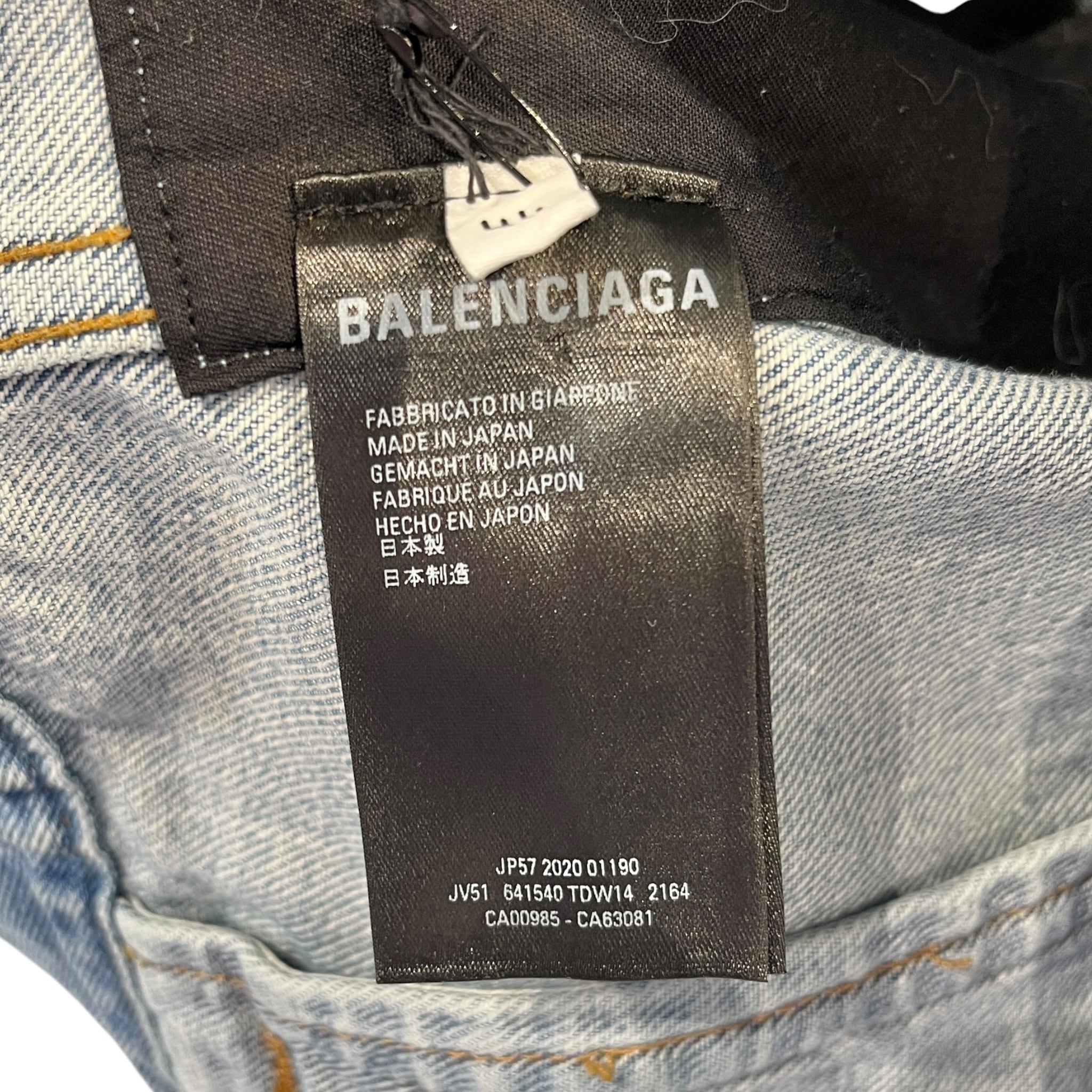 BALENCIAGA/Denim Jkt/44/Denim/IDG/ORGANIC JAPANESE TWILL VINTAGE view 4