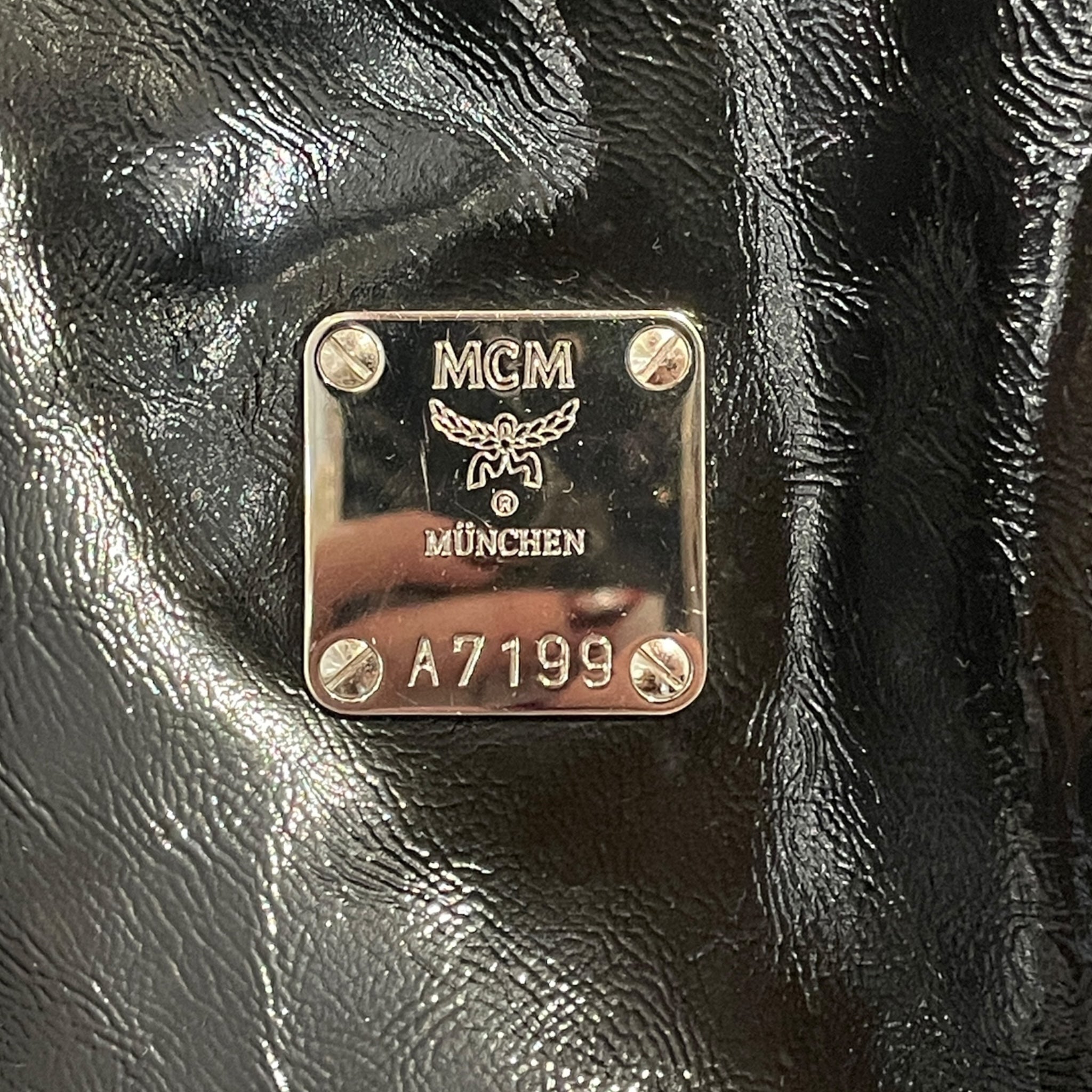 MCM/Tote Bag/MCM PATENT TOTE BLK view 5