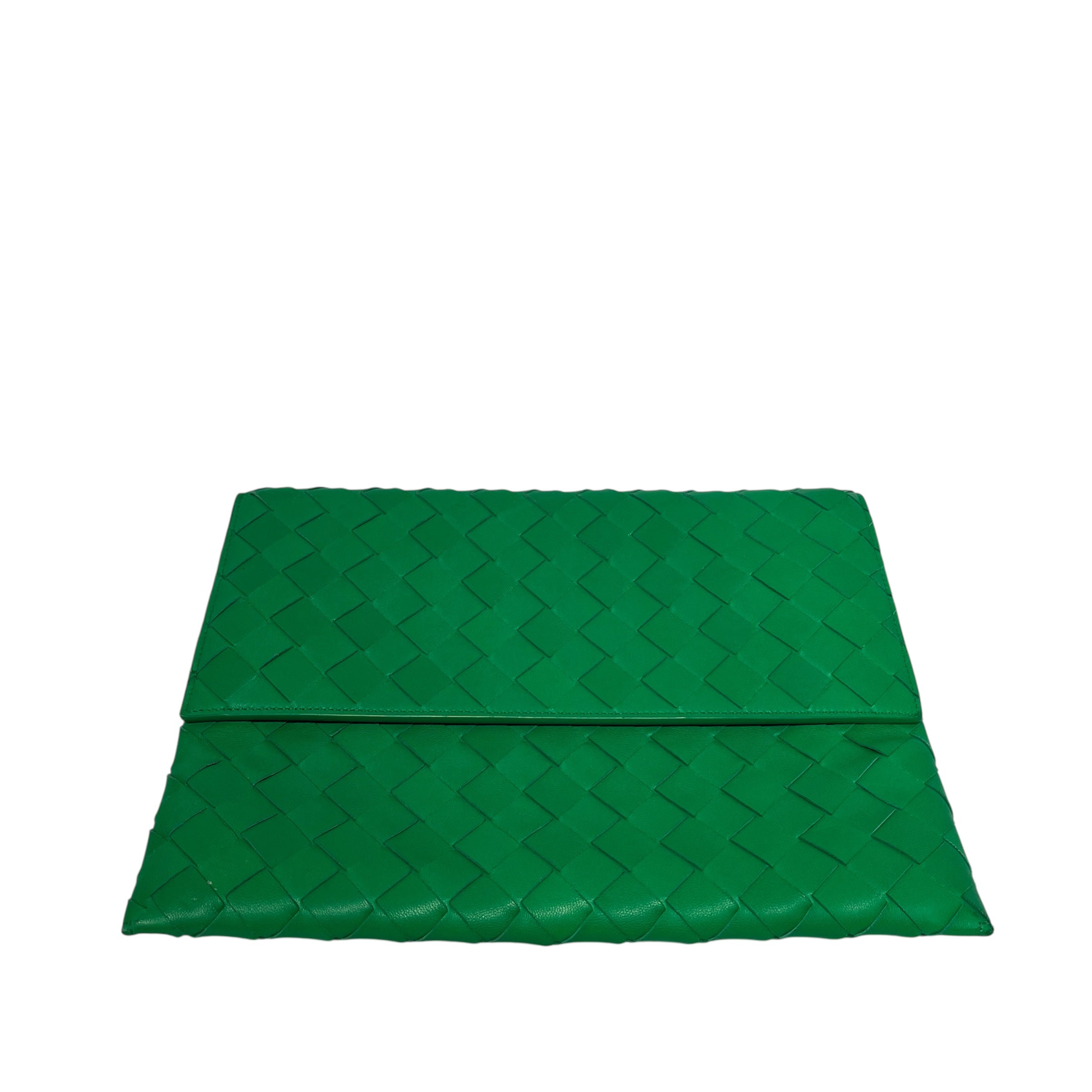 BOTTEGA VENETA/Pouch/Leather/GRN/FLIP POUCH view 1