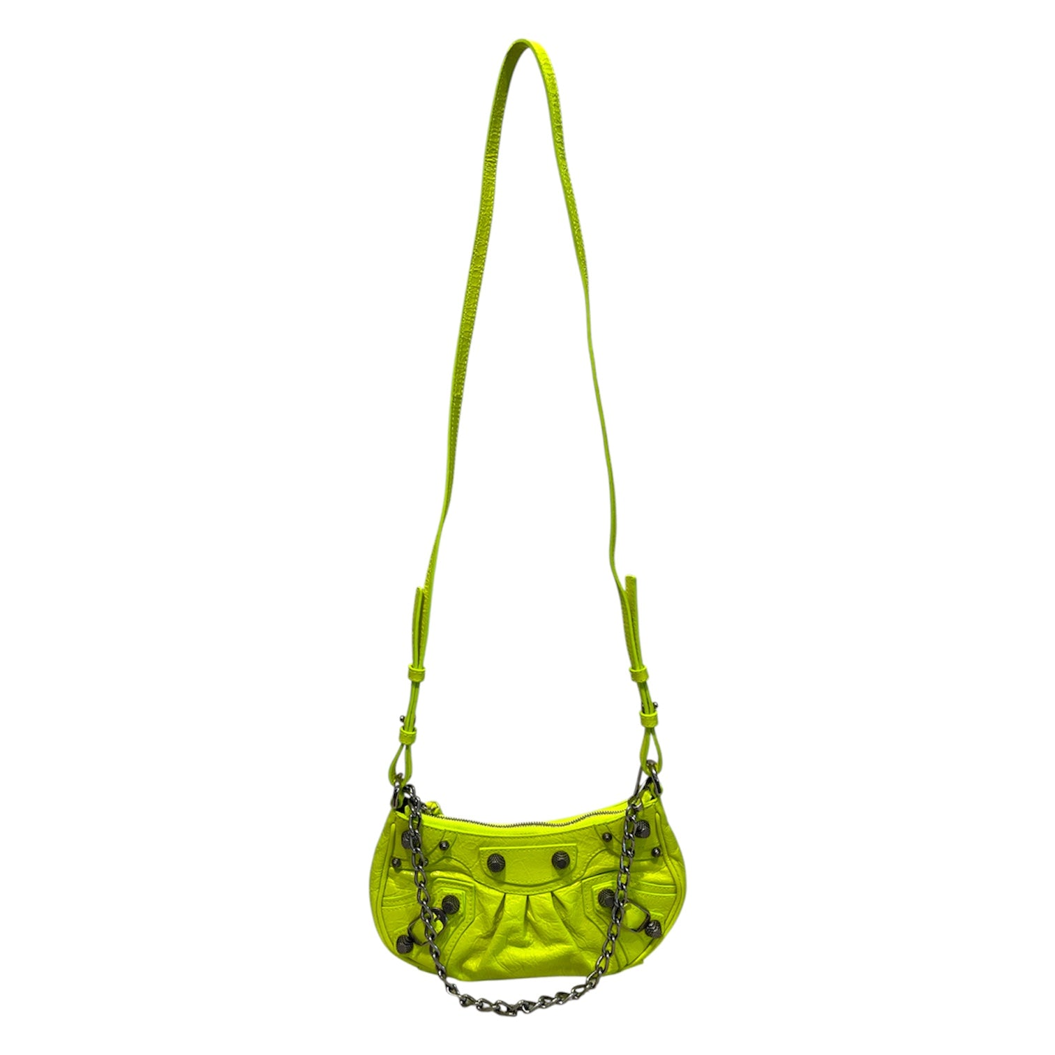 BALENCIAGA/Cross Body Bag/Leather/YEL/ view 1