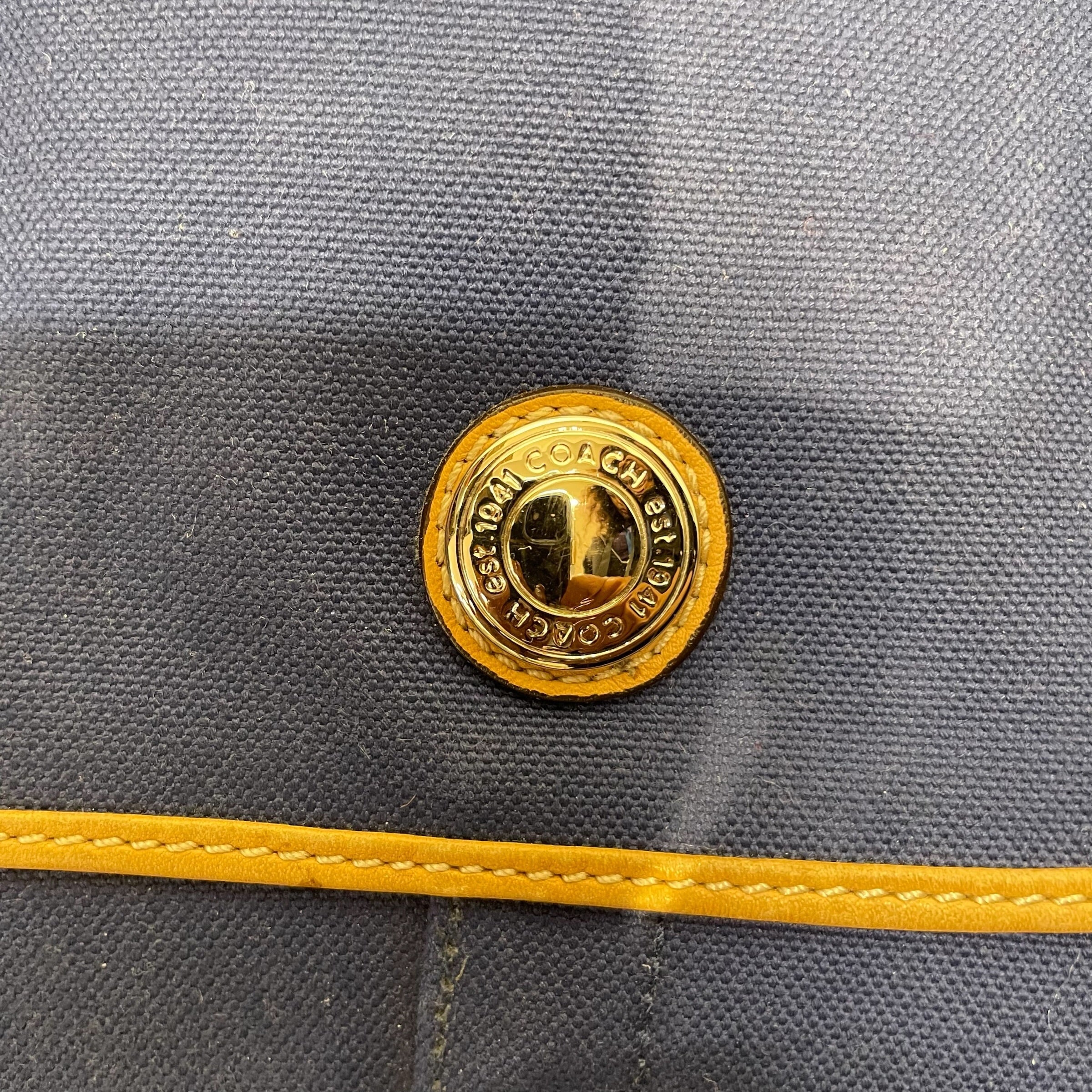 COACH/Luggage/Cotton/NVY/WEEKENDER BAG view 4
