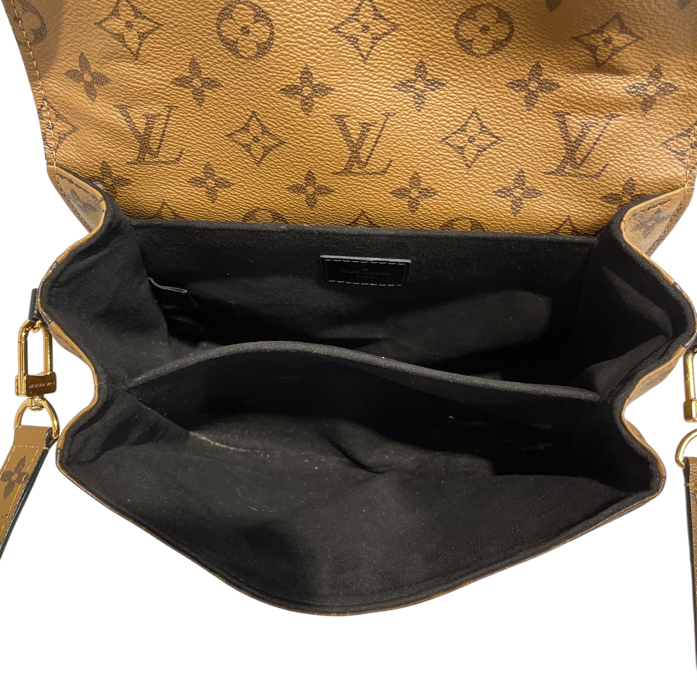 LOUIS VUITTON/Bag/Monogram/Leather/BRW/Pochette Metis view 6