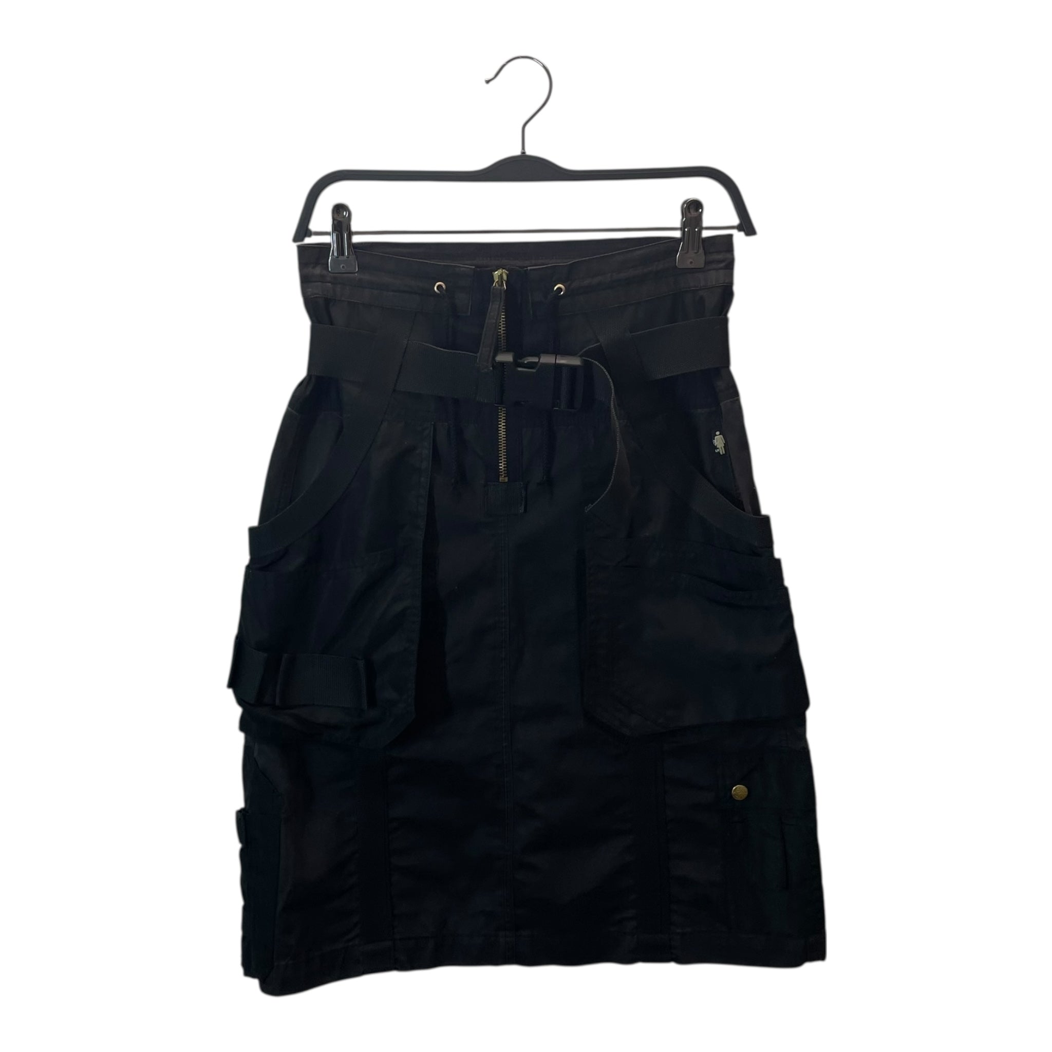 Jean Paul Gaultier/Skirt/40/Cotton/BLK/CARGO AW 2003 SKIRT view 1